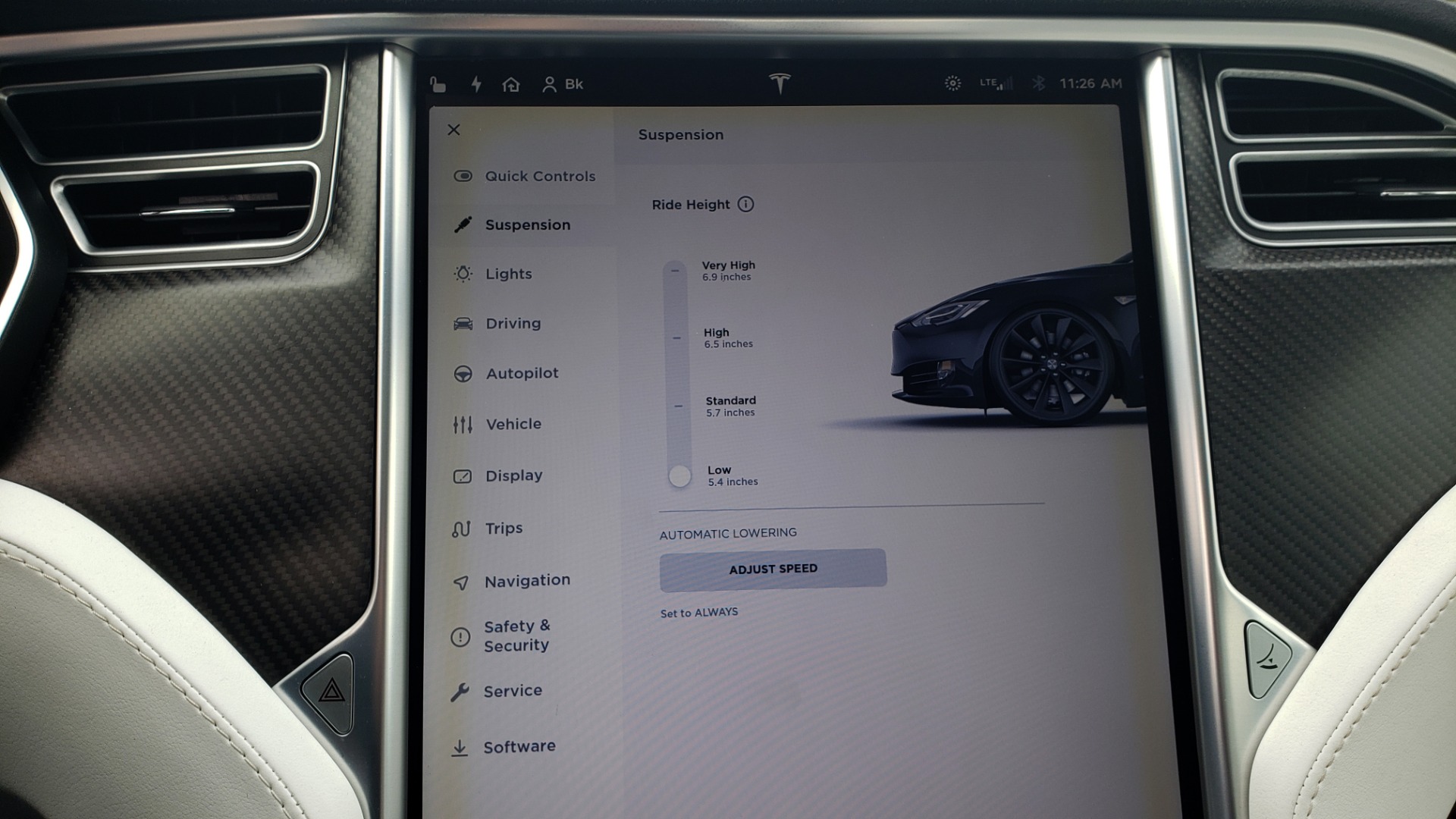 Used 2017 Tesla MODEL S P100D LUDICROUS PERF / PREM / TECH / AUTO PILOT for sale Sold at Formula Imports in Charlotte NC 28227 52