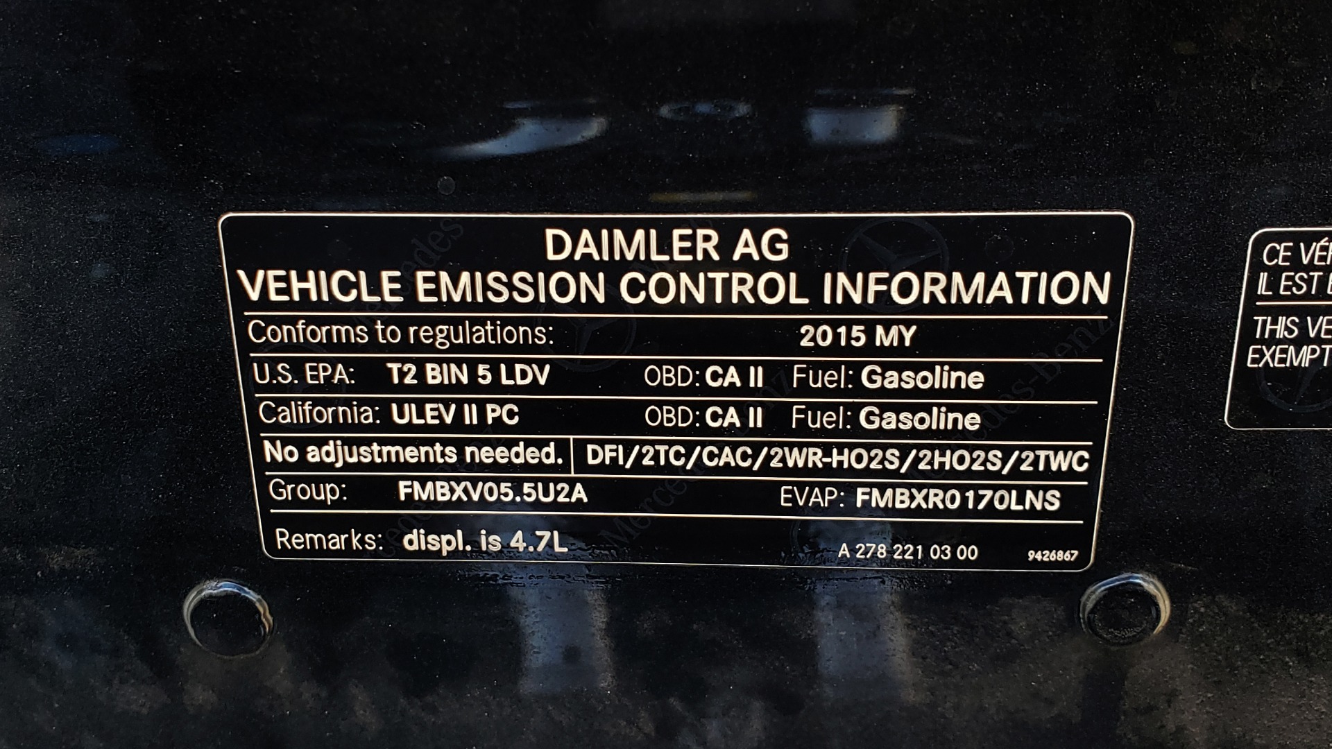 Used 2015 Mercedes-Benz S-CLASS S 550 PREMIUM / SPORT / WARMTH&COMFORT / DRVR ASST / SRND VIEW for sale Sold at Formula Imports in Charlotte NC 28227 18