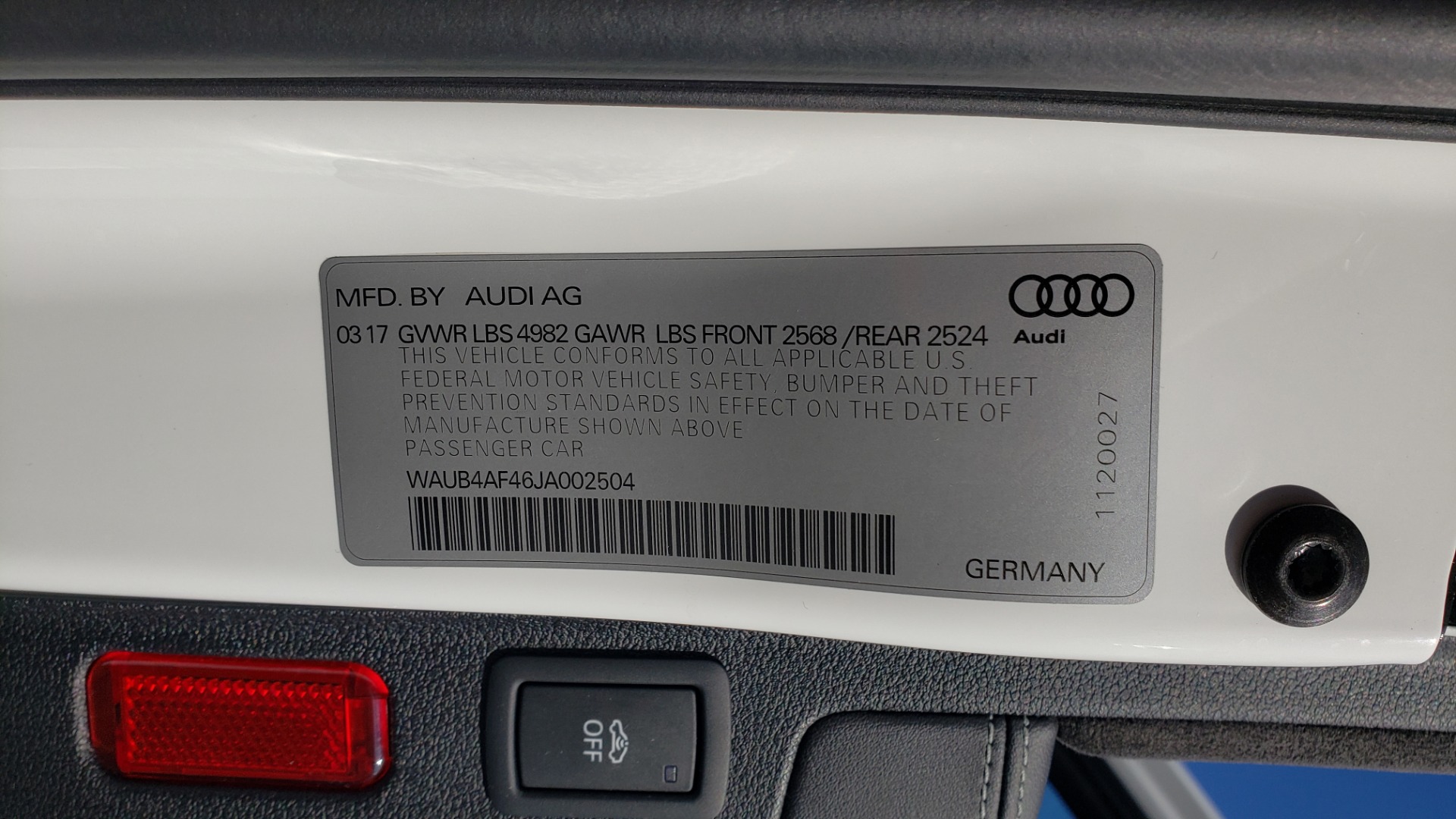 Used 2018 Audi S4 PREMIUM PLUS / TECH PKG / NAV / CLD WTHR / REARVIEW for sale Sold at Formula Imports in Charlotte NC 28227 98