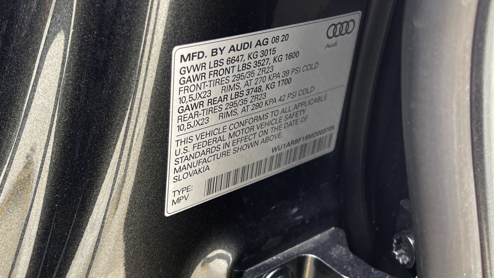 Used 2021 Audi RS Q8 4.0 TFSI 591HP / CARBON OPTIC / BLACK OPTIC / / B&O SND / REARVIEW for sale Sold at Formula Imports in Charlotte NC 28227 29
