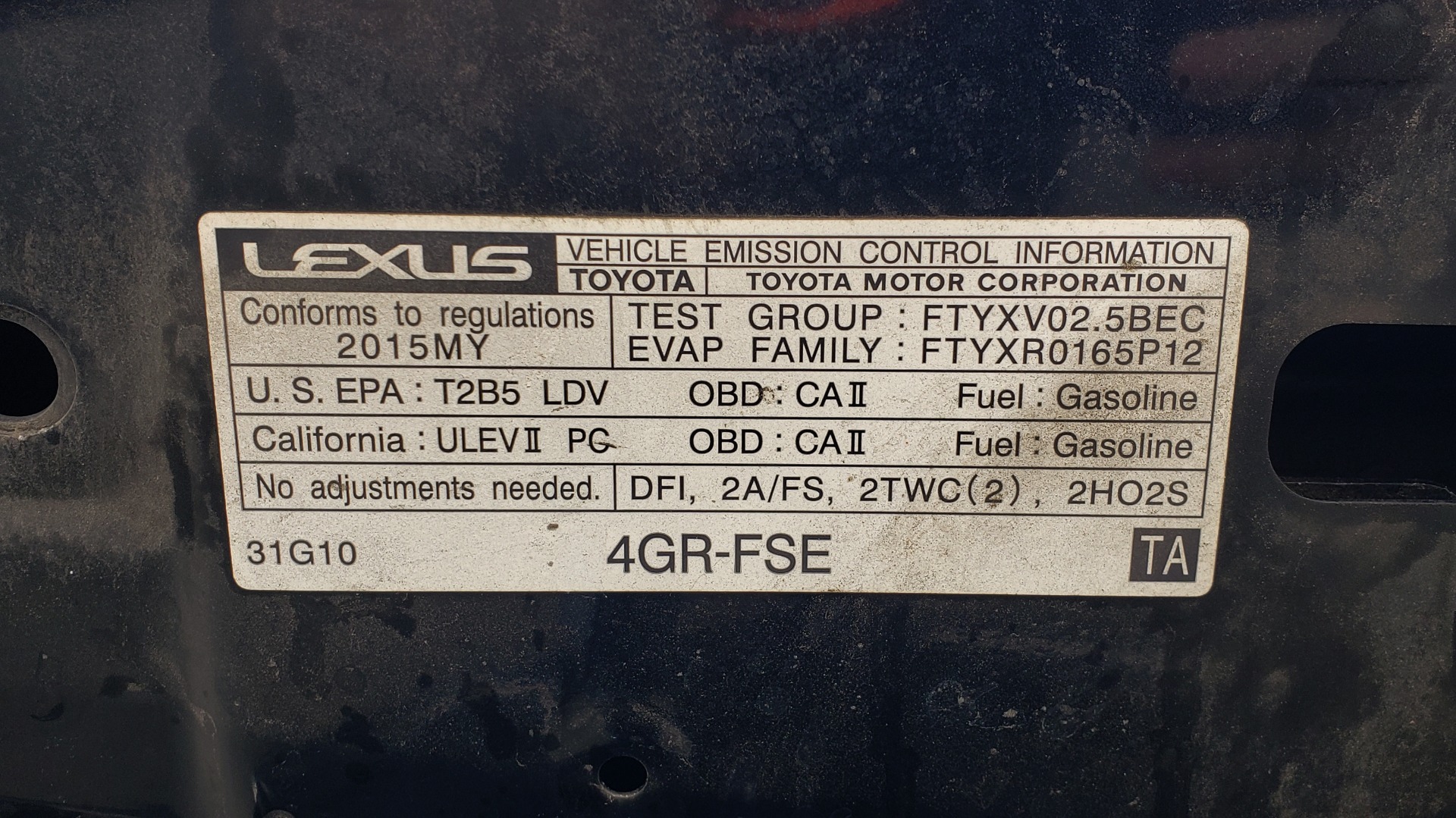Used 2015 Lexus IS 250 F-SPORT / BLIND SPOT MON / SUNROOF / REARVIEW for sale Sold at Formula Imports in Charlotte NC 28227 12