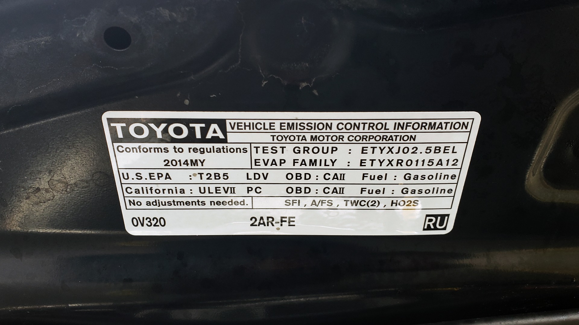 Used 2014 Toyota CAMRY SE SEDAN / 2.5L 4-CYL / 6-SPD AUTO / 17IN ALLOY WHEELS for sale Sold at Formula Imports in Charlotte NC 28227 12