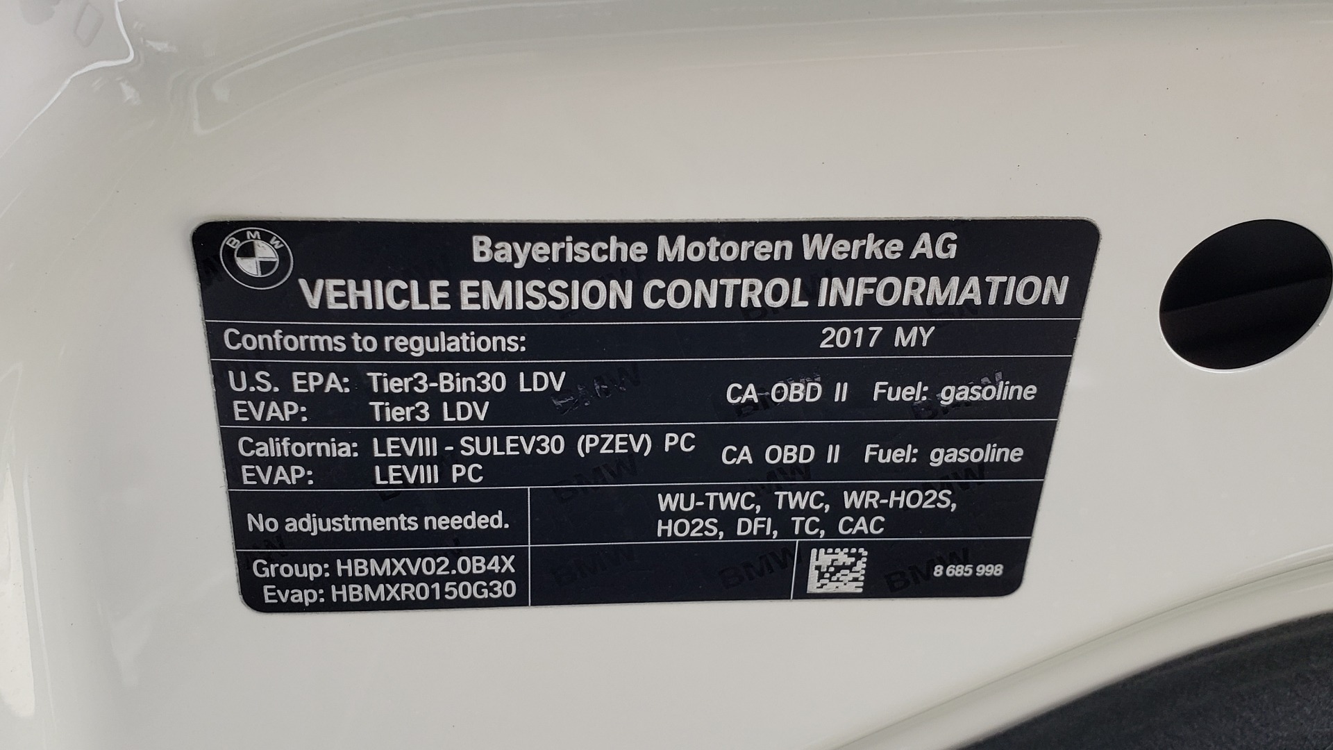 Used 2017 BMW 5 SERIES 530I PREMIUM / DRVR ASST PLUS / NAV / HUD / SUNROOF / REARVIEW for sale Sold at Formula Imports in Charlotte NC 28227 18
