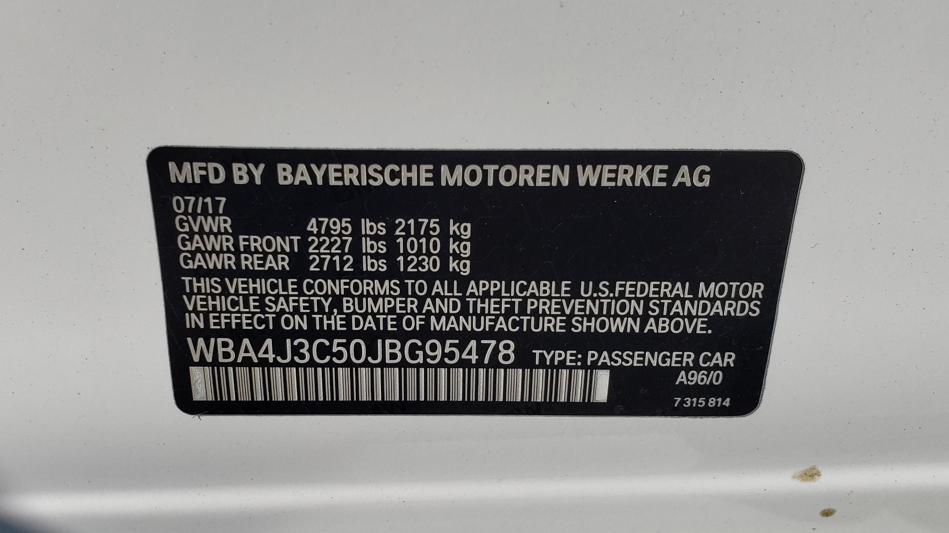 Used 2018 BMW 4 SERIES 430IXDRIVE / PREMIUM / NAV / SUNROOF / ESSENTIALS PKG for sale Sold at Formula Imports in Charlotte NC 28227 91