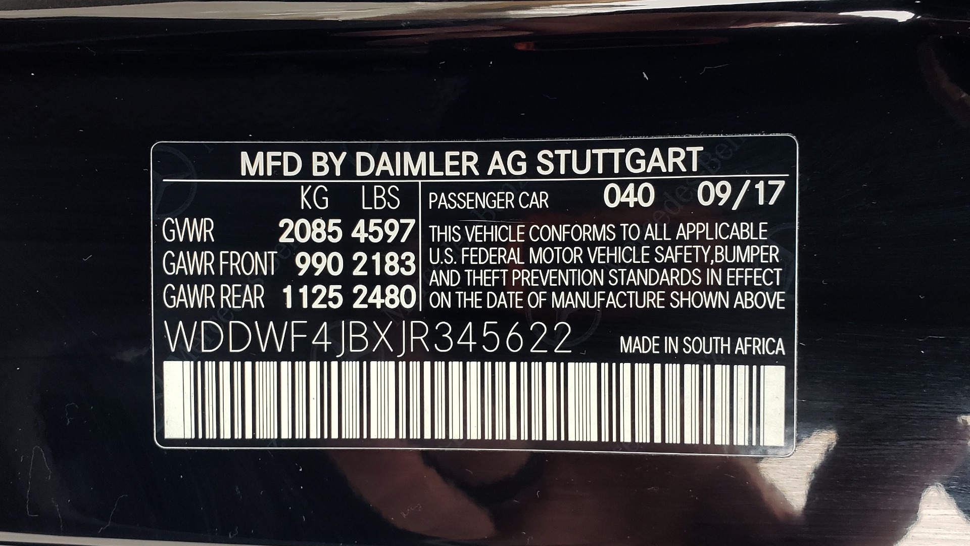 Used 2018 Mercedes-Benz C-CLASS C 300 PREMIUM / 2.0L TURBO / PANO-ROOF / KEYLESS-GO / REARVIEW for sale Sold at Formula Imports in Charlotte NC 28227 90