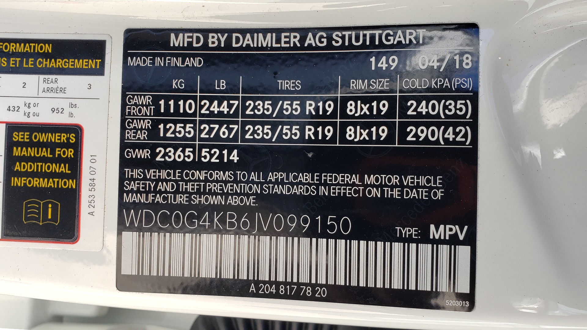 Used 2018 Mercedes-Benz GLC 300 4MATIC / PREM PKG / NAV / SUNROOF / REARVIEW for sale Sold at Formula Imports in Charlotte NC 28227 90