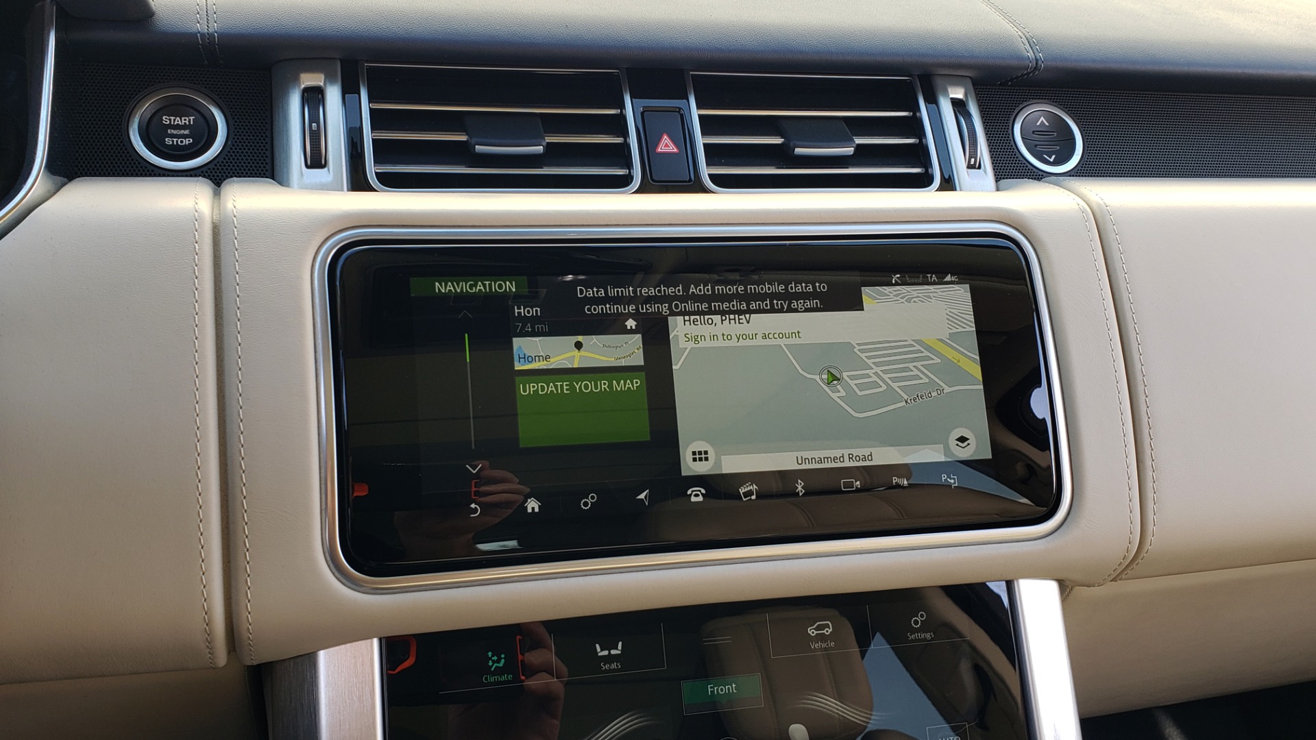 Used 2020 Land Rover RANGE ROVER AUTOBIOGRAPHY HYBRID / NAV / SUNROOF / REARVIEW for sale Sold at Formula Imports in Charlotte NC 28227 58