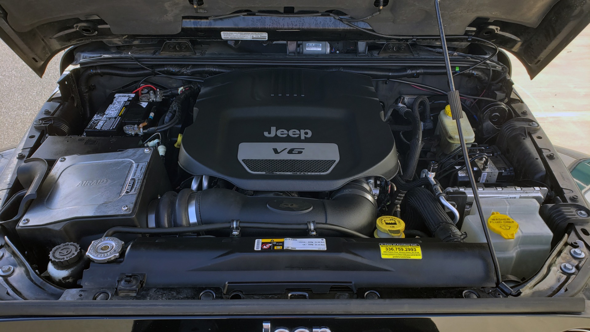 Used 2014 Jeep WRANGLER UNLIMITED SAHARA 4X4 / 3.6L V6 / 5-SPD AUTO / NAV / TOW PKG / SOFT-TOP for sale Sold at Formula Imports in Charlotte NC 28227 14
