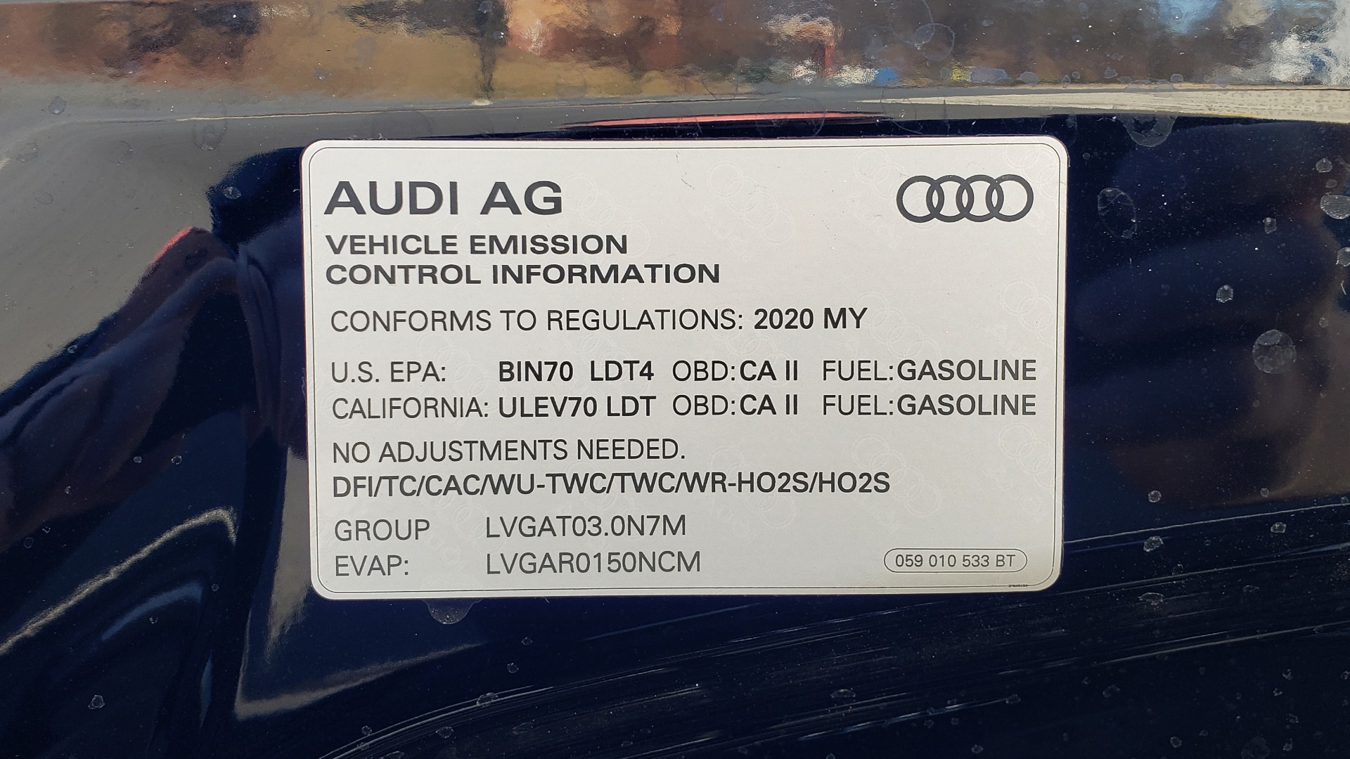 Used 2020 Audi Q7 PREMIUM PLUS / NAV / SUNROOF / 3-ROW / REARVIEW for sale Sold at Formula Imports in Charlotte NC 28227 13