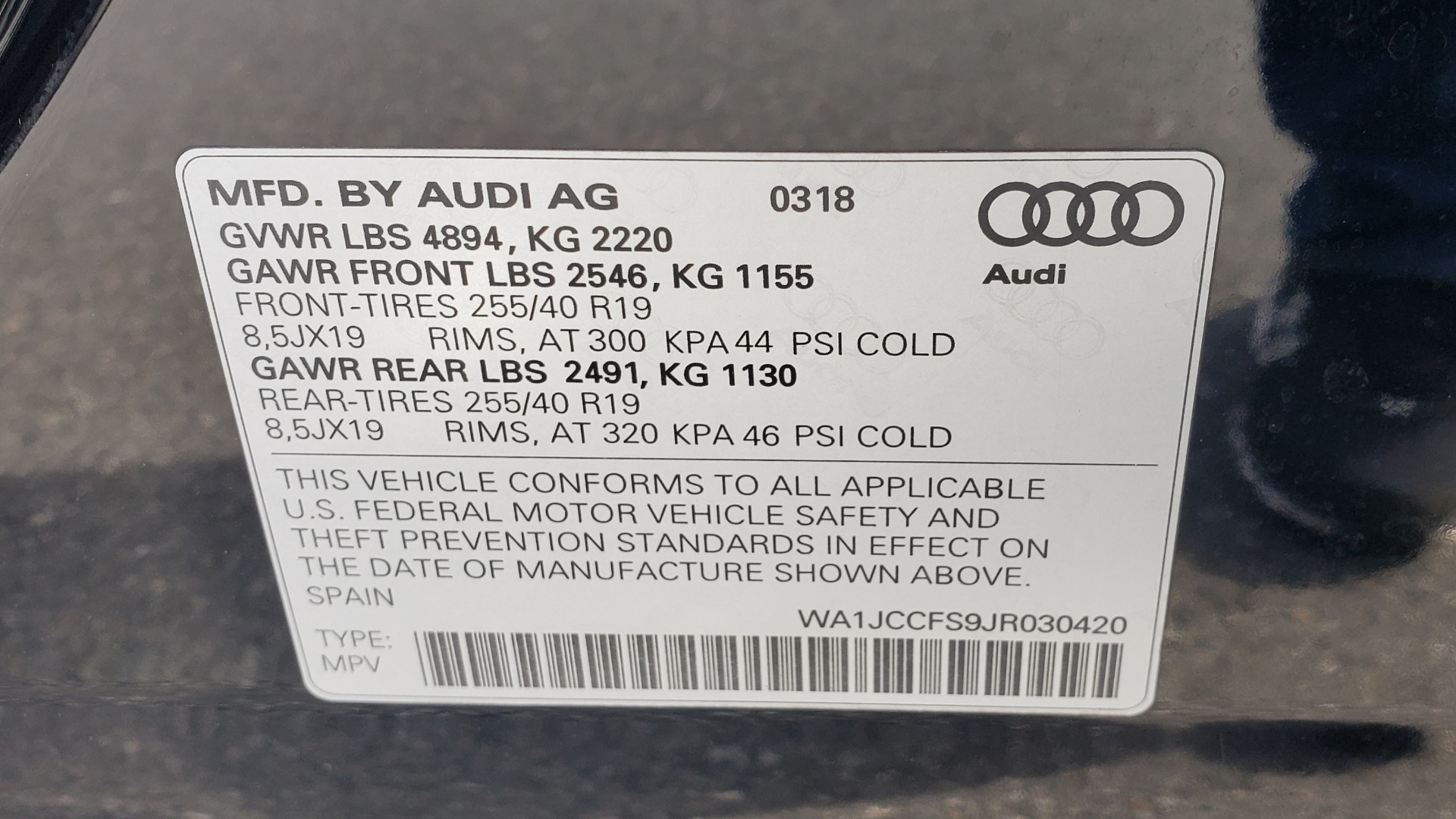 Used 2018 Audi Q3 SPORT PREMIUM PLUS / TECHNOLOGY / SUNROOF / BOSE / REARVIEW for sale Sold at Formula Imports in Charlotte NC 28227 85