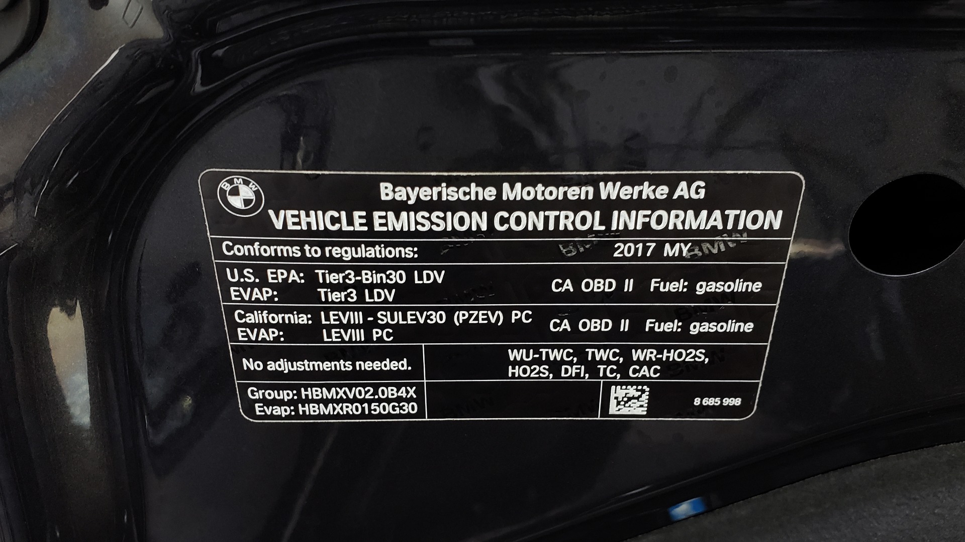 Used 2017 BMW 5 SERIES 530IXDRIVE / PREM PKG / DRVR ASST PLUS / CLD WTHR / APPLE CARPLAY for sale Sold at Formula Imports in Charlotte NC 28227 12