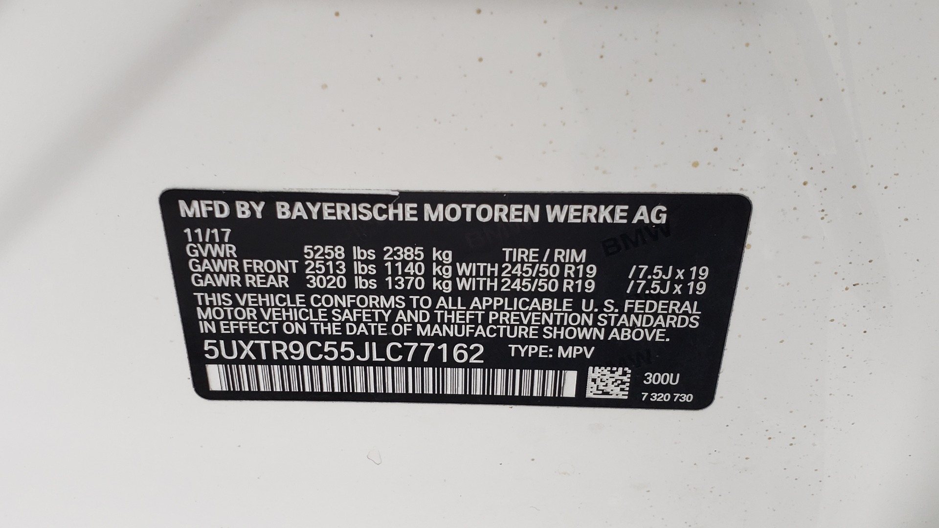 Used 2018 BMW X3 XDRIVE30I / LUX PKG / PREM PKG / CONV PKG / PDC / APPLE CARPLAY for sale Sold at Formula Imports in Charlotte NC 28227 95