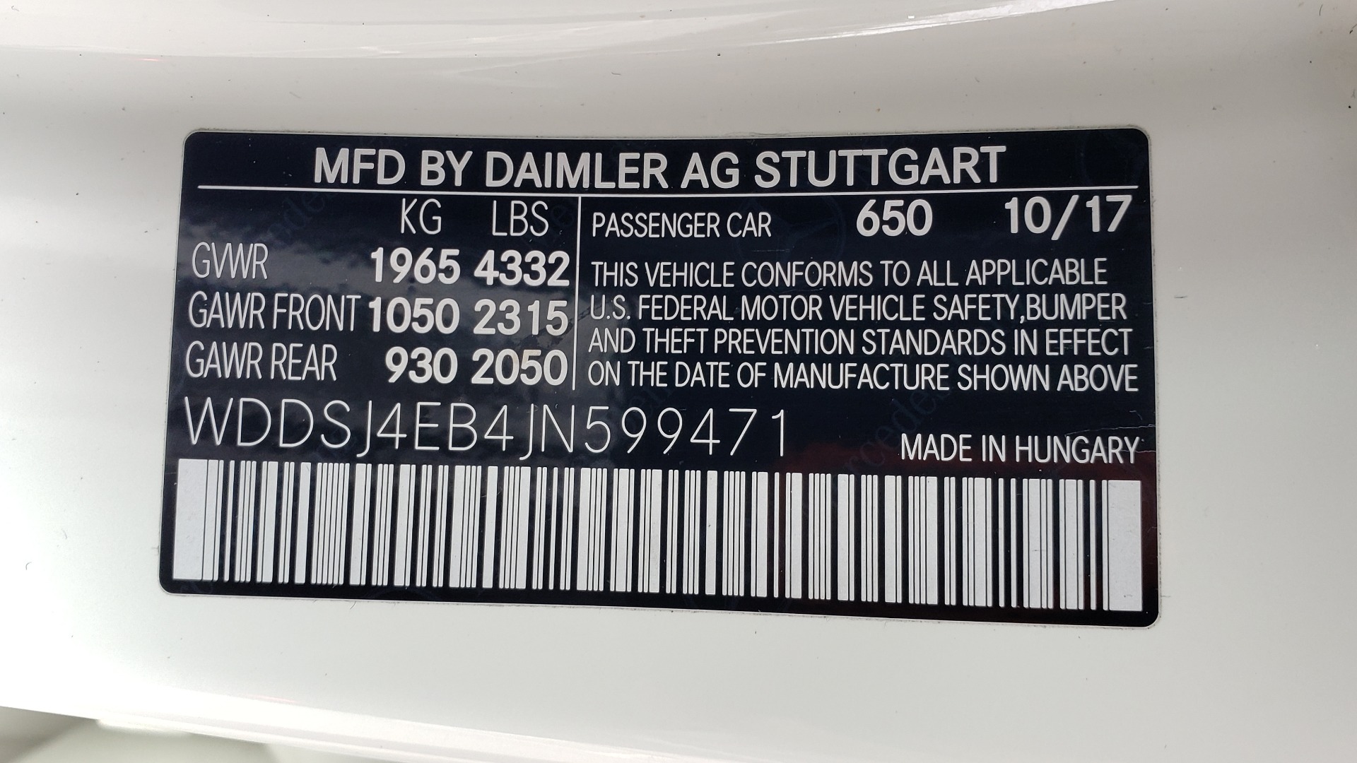 Used 2018 Mercedes-Benz CLA 250 PREMIUM / NAV / PANO-ROOF / APPLE CARPLAY / REARVIEW for sale Sold at Formula Imports in Charlotte NC 28227 88