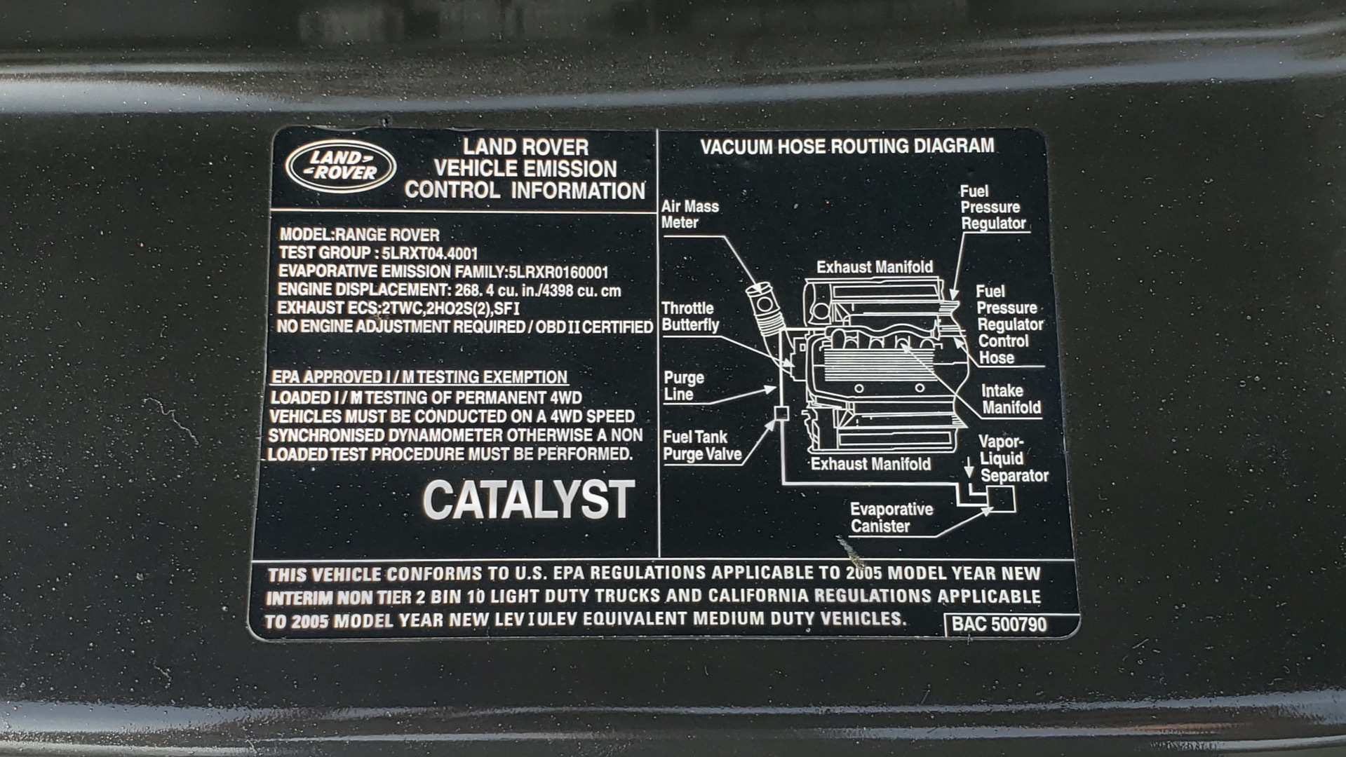 Used 2005 Land Rover RANGE ROVER HSE / V8 / NAV / SUNROOF / HTD STS / HTD STRNG WHL for sale Sold at Formula Imports in Charlotte NC 28227 13