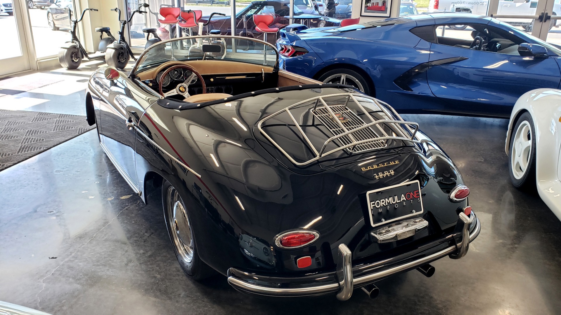 Used 1959 Porsche 356 SPEEDSTER / 4-CYL ENG / 4-SPD MANUAL / CHROME WHEELS for sale Sold at Formula Imports in Charlotte NC 28227 3