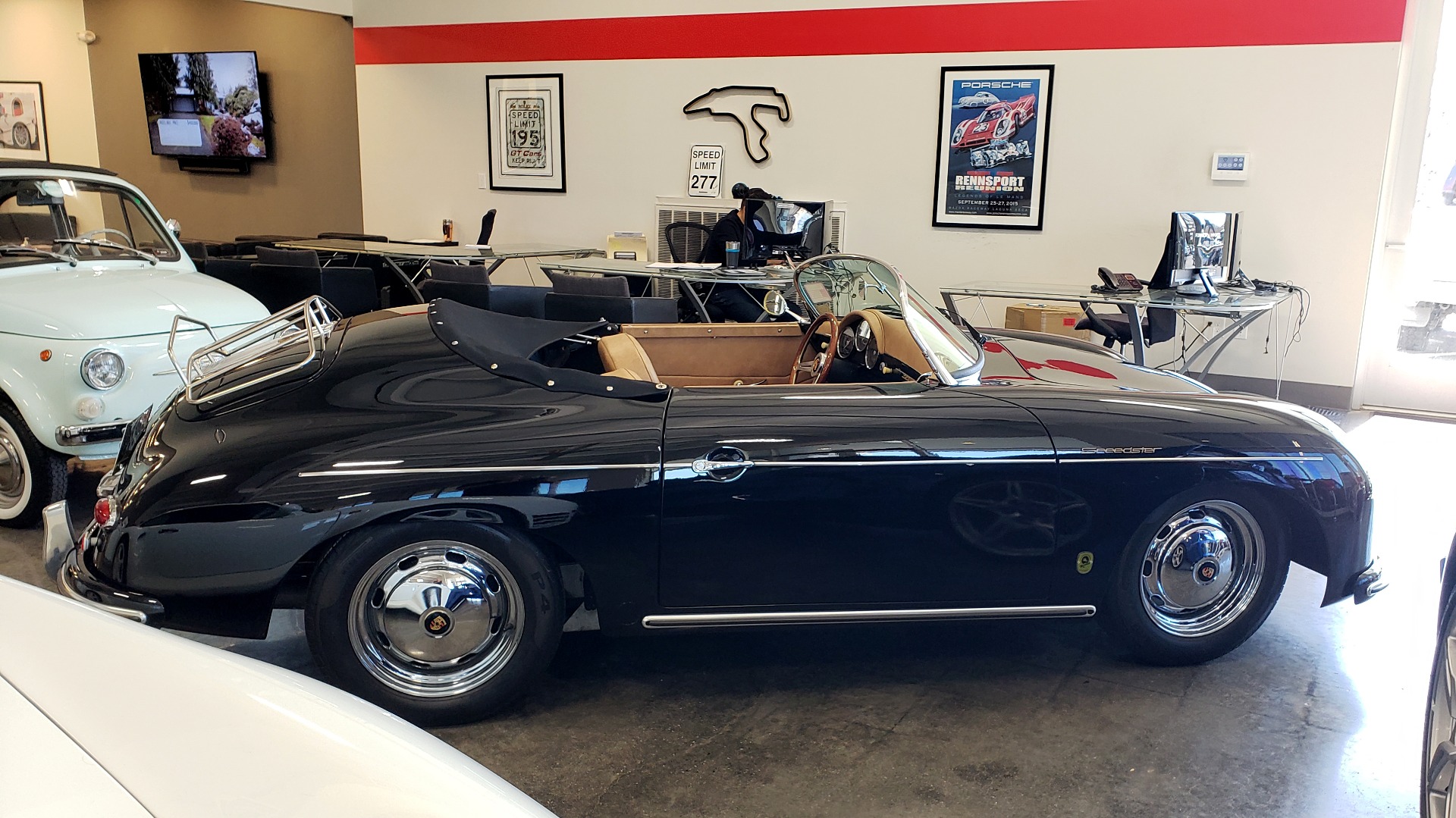 Used 1959 Porsche 356 SPEEDSTER / 4-CYL ENG / 4-SPD MANUAL / CHROME WHEELS for sale Sold at Formula Imports in Charlotte NC 28227 5