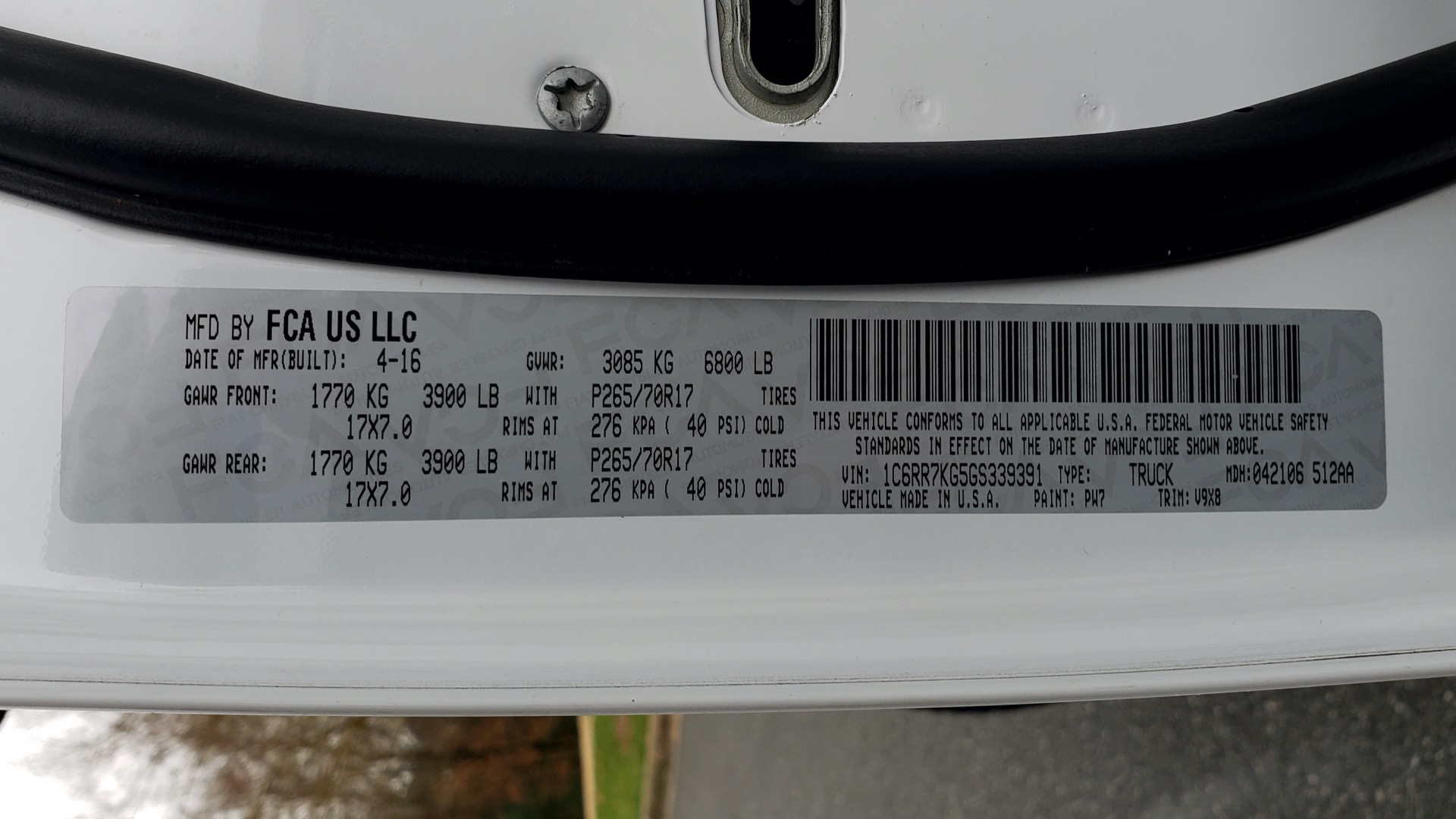 Used 2016 Ram 1500 EXPRESS / CREW CAB / 4X4 / BED LINER / 32-GALLON TANK for sale Sold at Formula Imports in Charlotte NC 28227 74