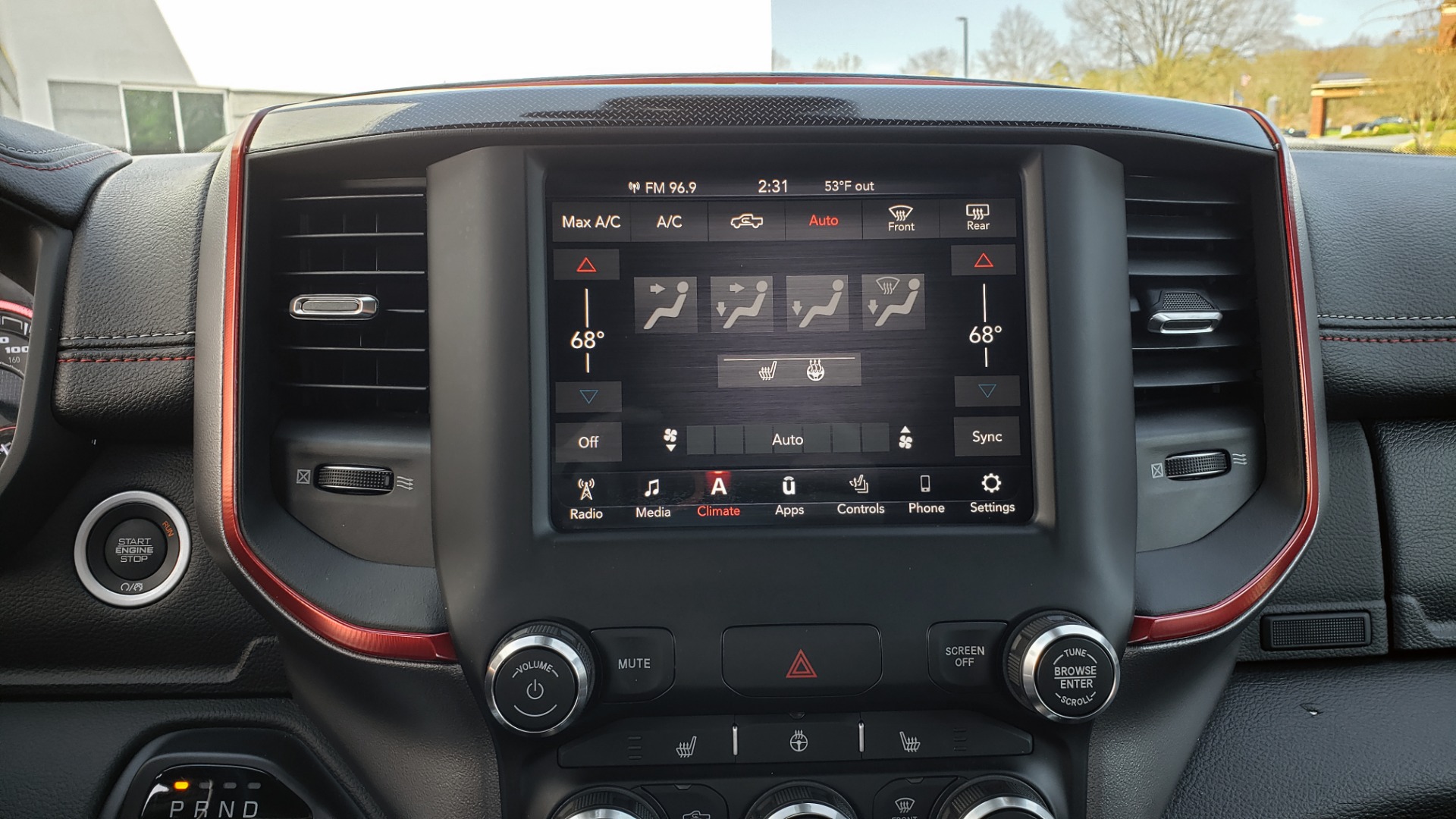 Used 2019 Ram 1500 REBEL CREWCAB 4X4 / 5.7L V8 HEMI / 8-SPD AUTO / REARVIEW for sale Sold at Formula Imports in Charlotte NC 28227 47