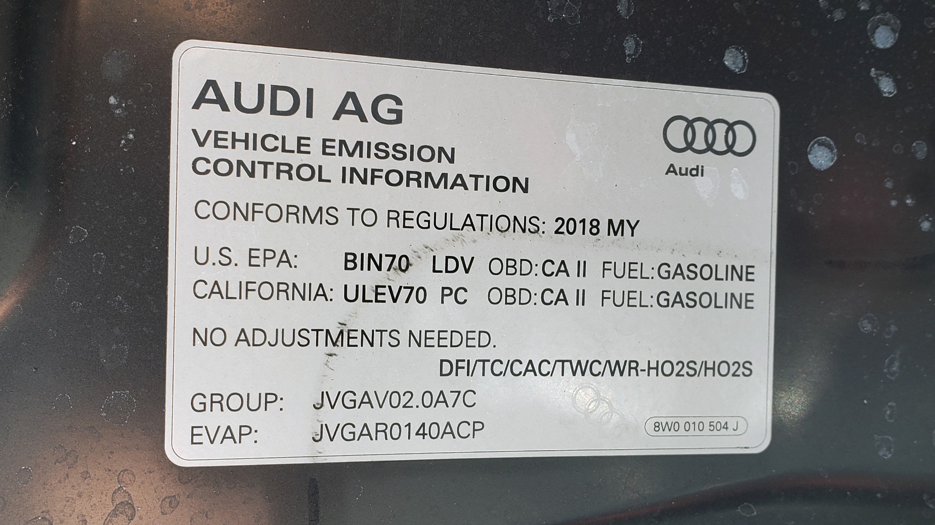 Used 2018 Audi A5 SPORTBACK PREMIUM PLUS 2.0T / AWD / NAV / B&O SND / SUNROOF / REARVIEW for sale Sold at Formula Imports in Charlotte NC 28227 20