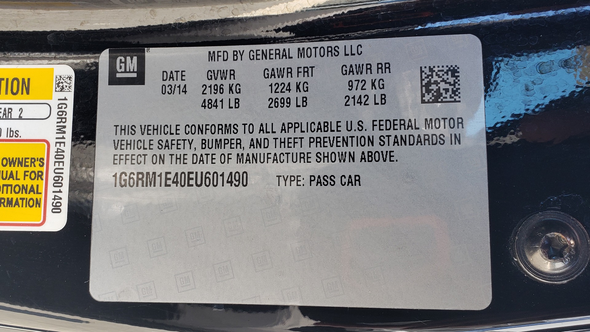 Used 2014 Cadillac ELR 2DR COUPE / HYBRID / NAV / BOSE / HEATED SEATS / REARVIEW for sale Sold at Formula Imports in Charlotte NC 28227 78
