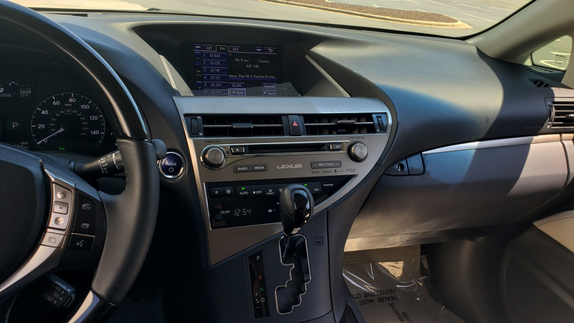 Used 2015 Lexus RX 450H AWD / PREM PKG / NAV / PARK ASST / HUD / BLIND SPOT MONITOR for sale Sold at Formula Imports in Charlotte NC 28227 49