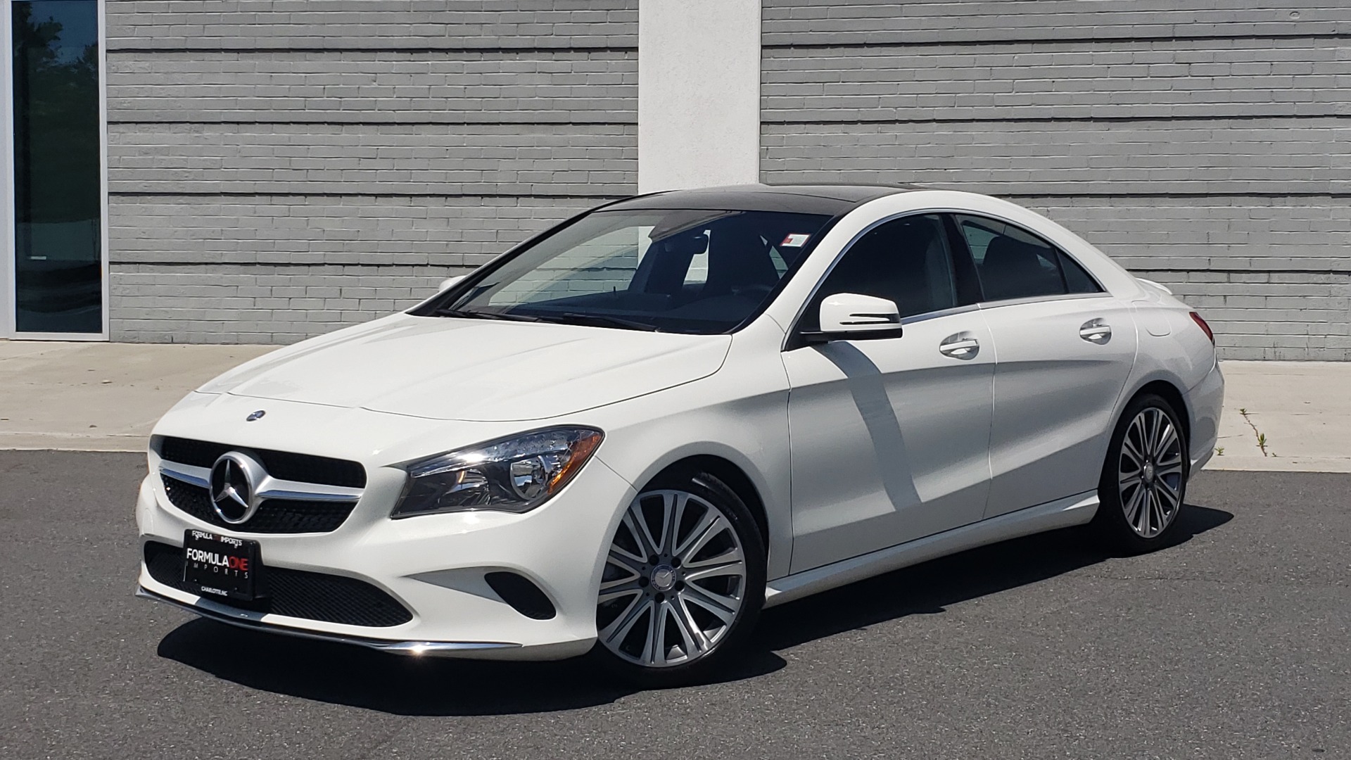 Used 2018 Mercedes-Benz CLA 250 4MATIC PREMIUM / PANO-ROOF / CONV PKG / APPLE / REARVIEW for sale Sold at Formula Imports in Charlotte NC 28227 1