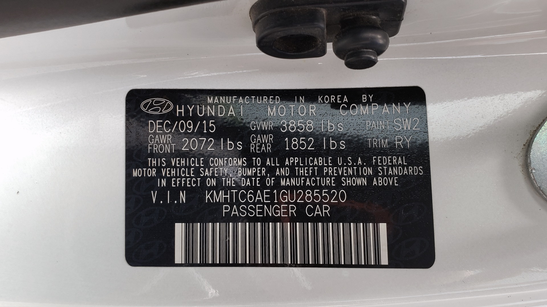 Used 2016 Hyundai Veloster Turbo for sale Sold at Formula Imports in Charlotte NC 28227 75