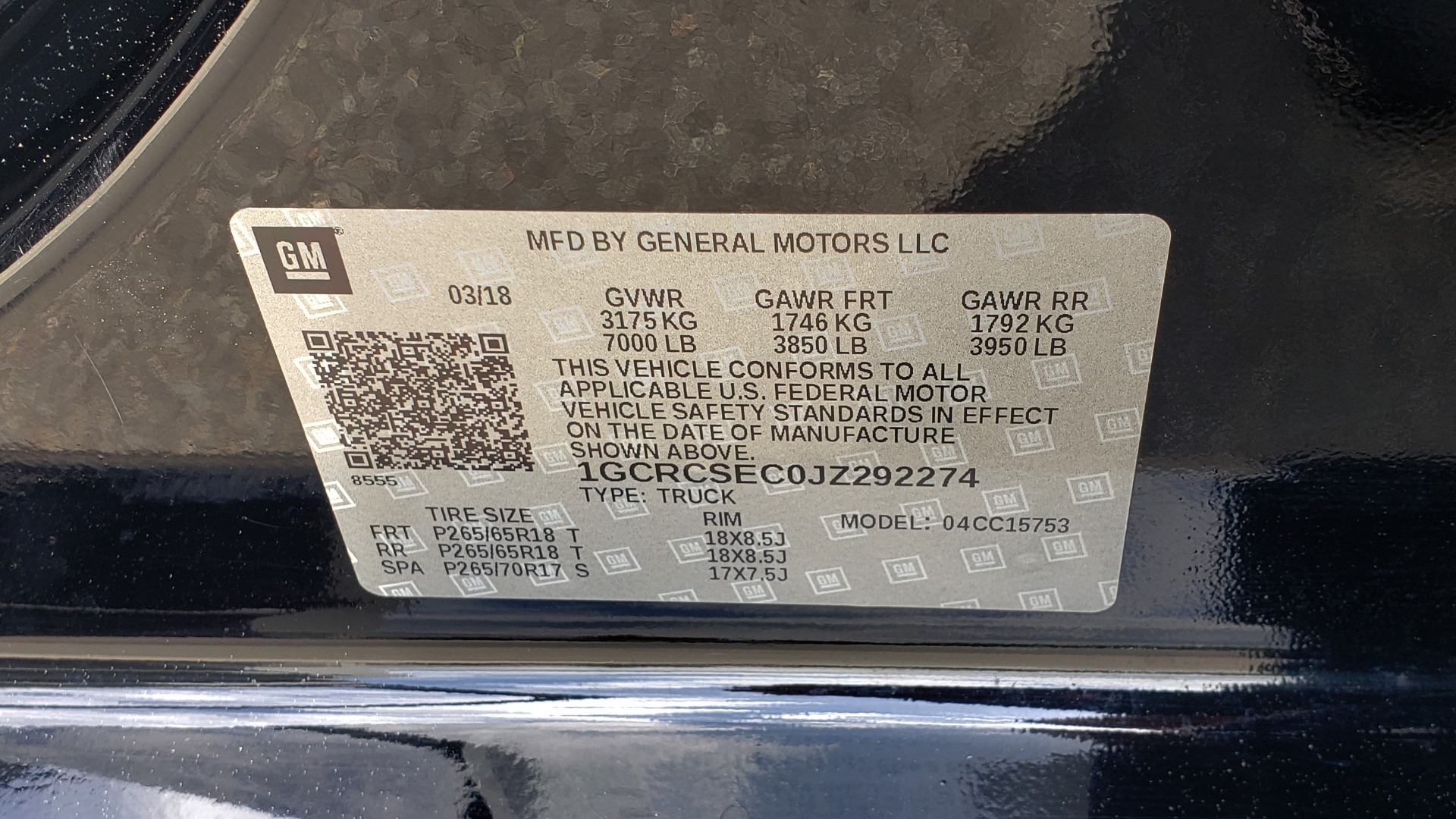Used 2018 Chevrolet SILVERADO 1500 LTZ 1LZ / 5.3L V8 / 2WD / 6-SPD AUTO / DOUBLECAB / REARVIEW for sale Sold at Formula Imports in Charlotte NC 28227 81