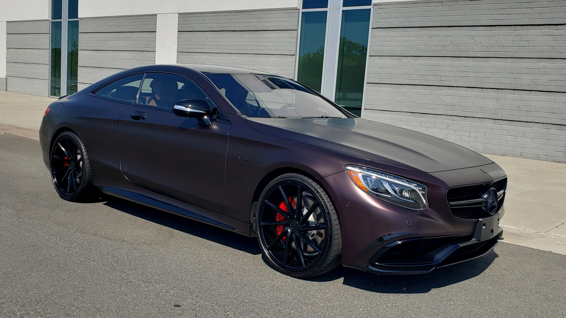 Used 2017 Mercedes-Benz S-CLASS AMG S 63 / NAV / SUNROOF / CUSTOM WRAP / BLACK VOSSEN WHEELS for sale Sold at Formula Imports in Charlotte NC 28227 10