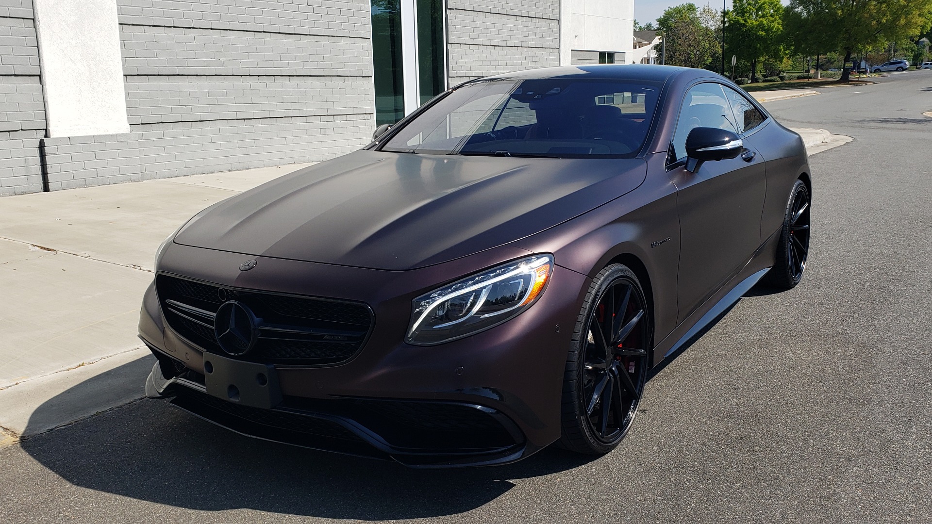 Used 2017 Mercedes-Benz S-CLASS AMG S 63 / NAV / SUNROOF / CUSTOM WRAP / BLACK VOSSEN WHEELS for sale Sold at Formula Imports in Charlotte NC 28227 3
