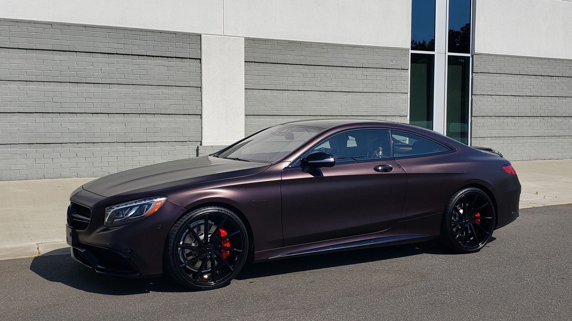 Used 2017 Mercedes-Benz S-CLASS AMG S 63 / NAV / SUNROOF / CUSTOM WRAP / BLACK VOSSEN WHEELS for sale Sold at Formula Imports in Charlotte NC 28227 4