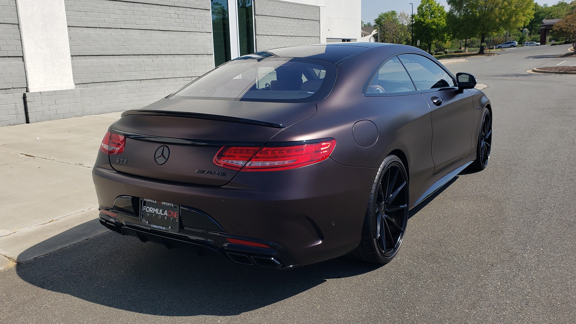 Used 2017 Mercedes-Benz S-CLASS AMG S 63 / NAV / SUNROOF / CUSTOM WRAP / BLACK VOSSEN WHEELS for sale Sold at Formula Imports in Charlotte NC 28227 7