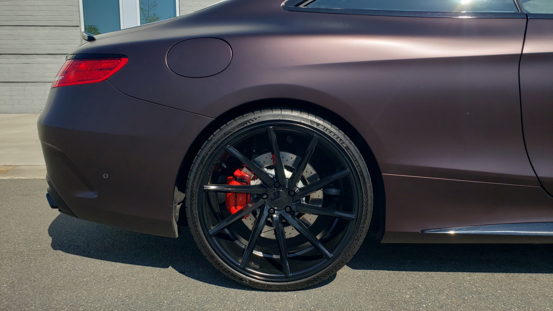 Used 2017 Mercedes-Benz S-CLASS AMG S 63 / NAV / SUNROOF / CUSTOM WRAP / BLACK VOSSEN WHEELS for sale Sold at Formula Imports in Charlotte NC 28227 75