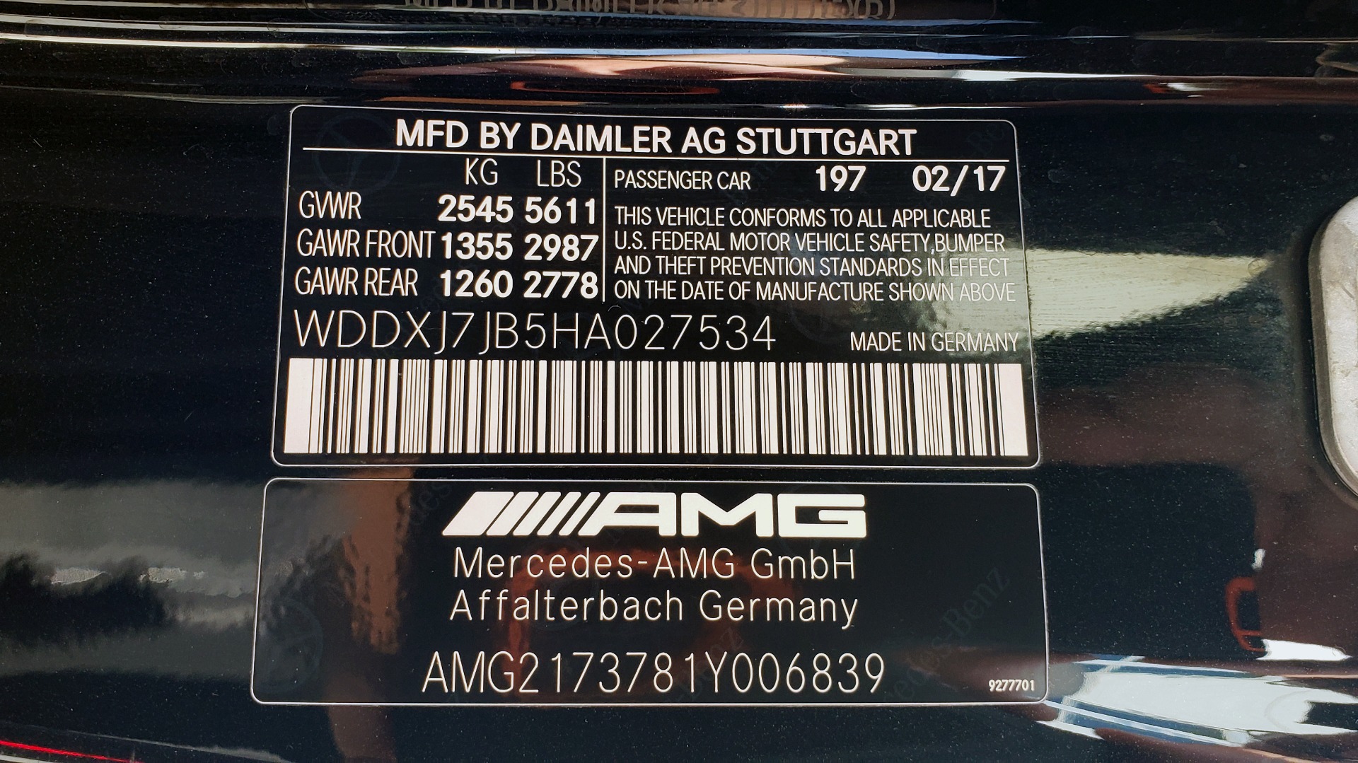 Used 2017 Mercedes-Benz S-CLASS AMG S 63 / NAV / SUNROOF / CUSTOM WRAP / BLACK VOSSEN WHEELS for sale Sold at Formula Imports in Charlotte NC 28227 84
