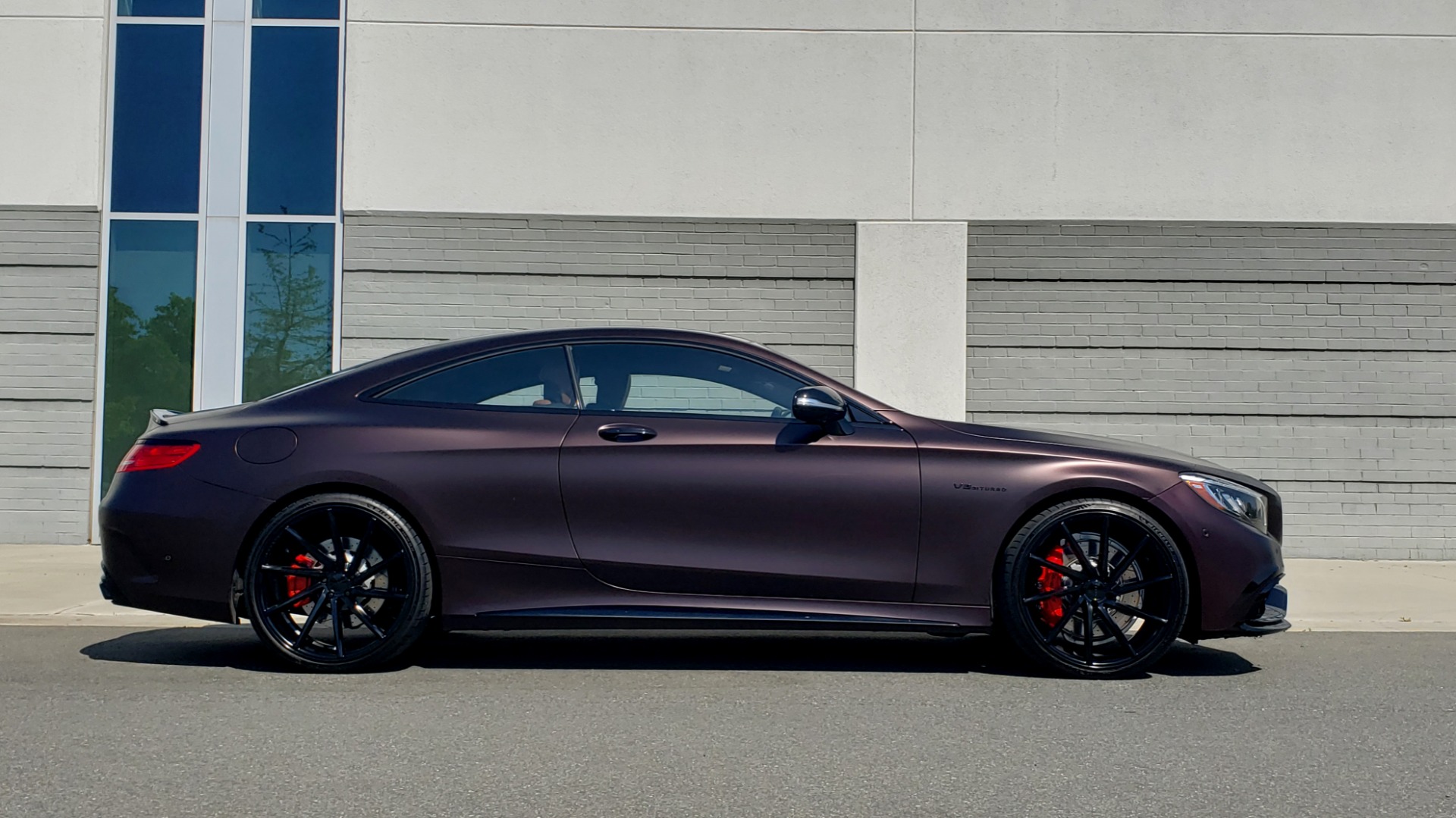 Used 2017 Mercedes-Benz S-CLASS AMG S 63 / NAV / SUNROOF / CUSTOM WRAP / BLACK VOSSEN WHEELS for sale Sold at Formula Imports in Charlotte NC 28227 9