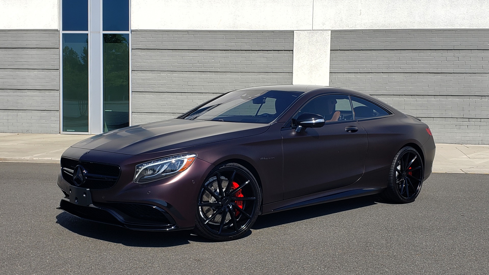 Used 2017 Mercedes-Benz S-CLASS AMG S 63 / NAV / SUNROOF / CUSTOM WRAP / BLACK VOSSEN WHEELS for sale Sold at Formula Imports in Charlotte NC 28227 1