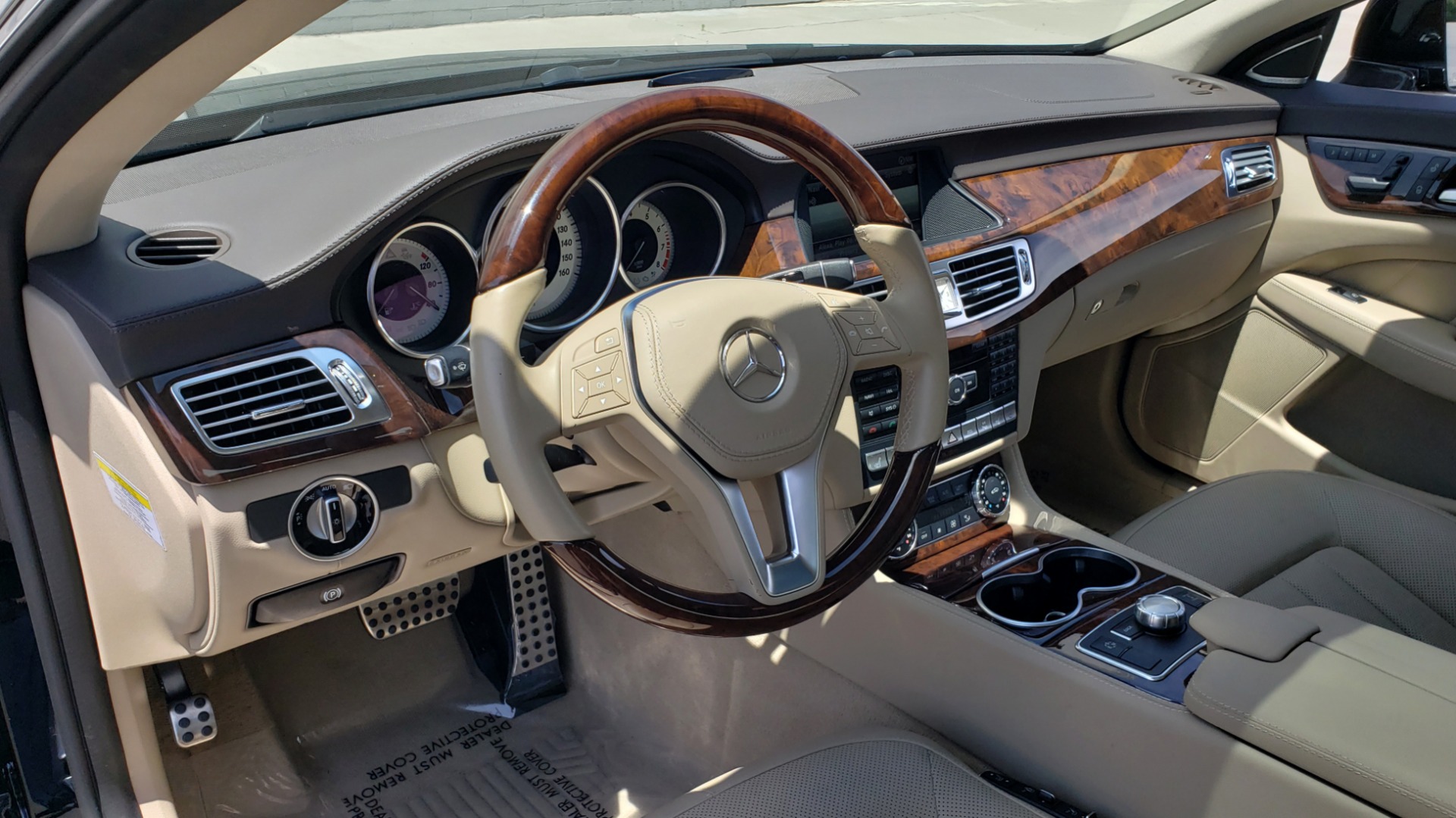 Used 2014 Mercedes-Benz CLS-Class CLS 550 PREMIUM / AMG SPORT WHLS / SUNROOF / LANE TRACK / PARKTRONIC for sale Sold at Formula Imports in Charlotte NC 28227 39