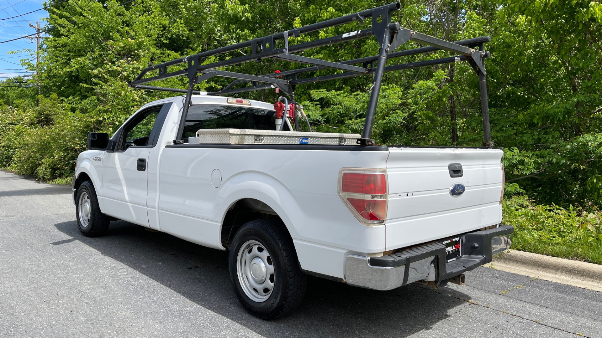 Used 2013 Ford F-150 XL / 2WD / V6 / AUTO / LONG BED / 145IN WB / WT / ROOF RACK / AUX TANK for sale Sold at Formula Imports in Charlotte NC 28227 3