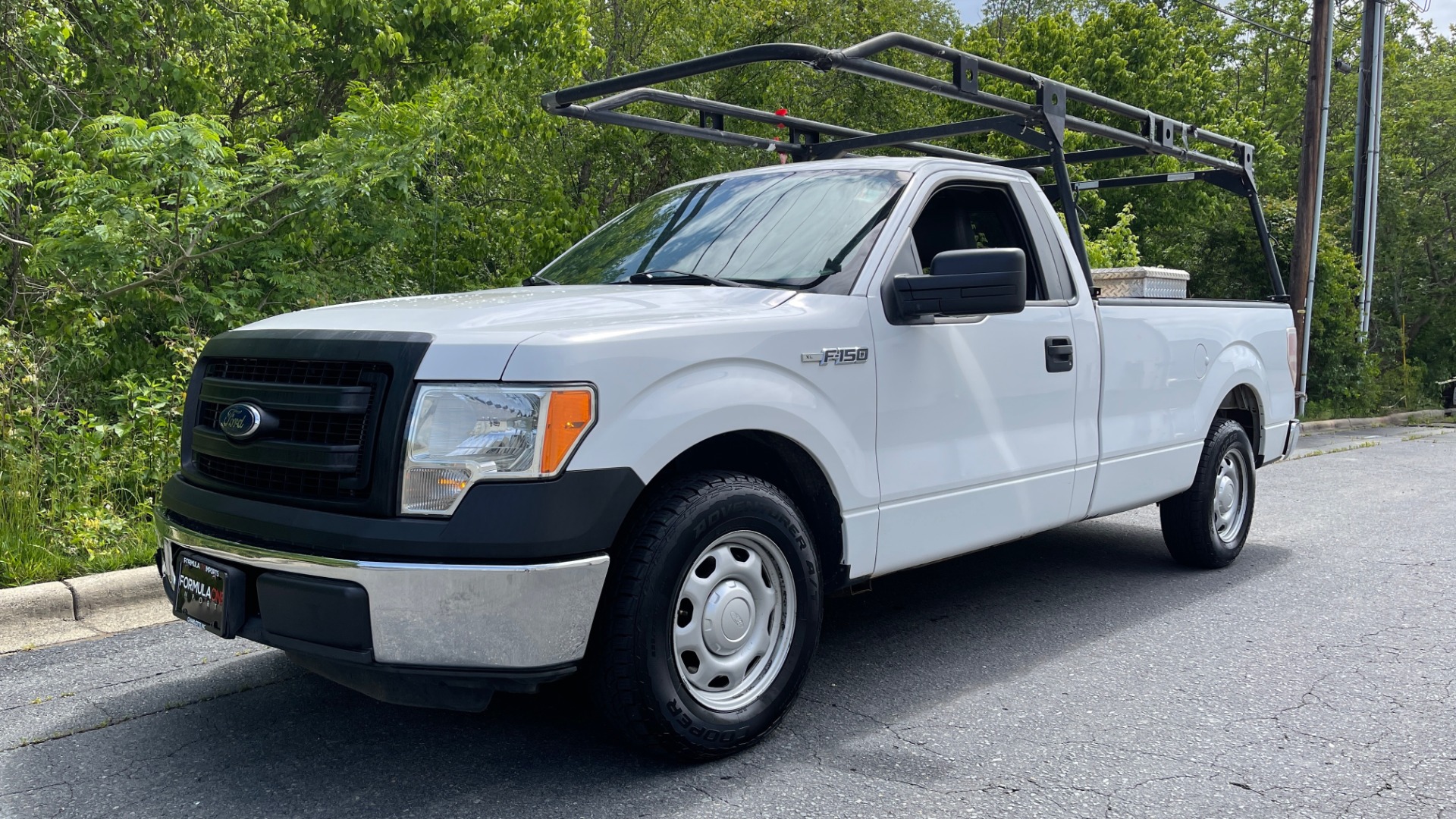 Used 2013 Ford F-150 XL / 2WD / V6 / AUTO / LONG BED / 145IN WB / WT / ROOF RACK / AUX TANK for sale Sold at Formula Imports in Charlotte NC 28227 1