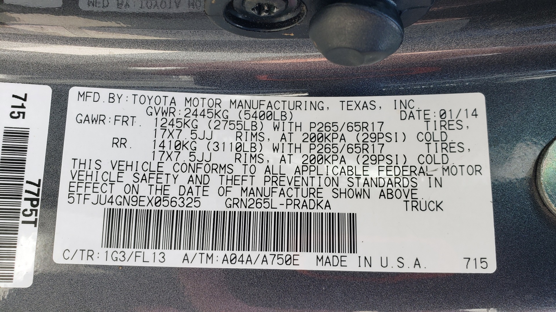 Used 2014 Toyota TACOMA PRERUNNER DOUBLECAB / TRD SPORT / V6 / 5-SPD AUTO / TOW PKG for sale Sold at Formula Imports in Charlotte NC 28227 72