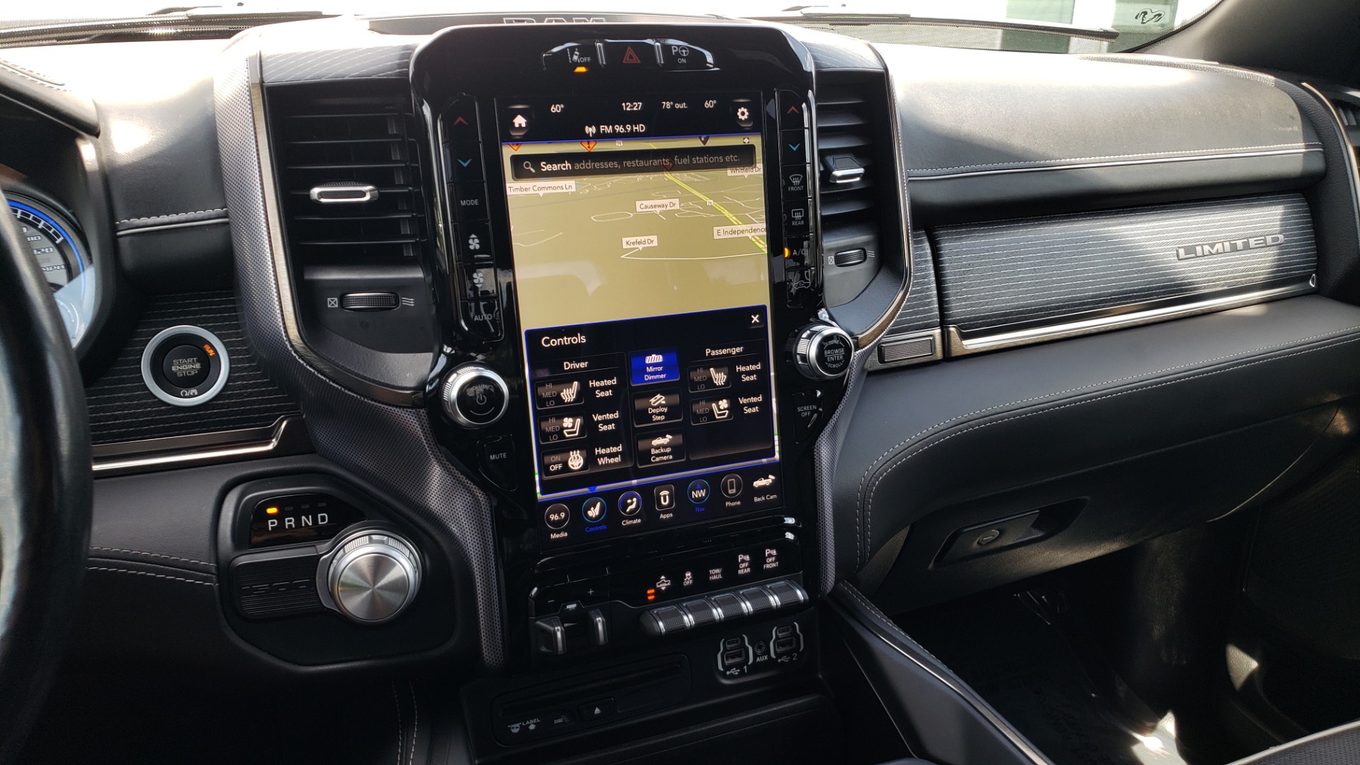 Used 2019 Ram 1500 LIMITED / NAV / PANO-ROOF / TOW PKG / H/K SND / REARVIEW for sale Sold at Formula Imports in Charlotte NC 28227 53