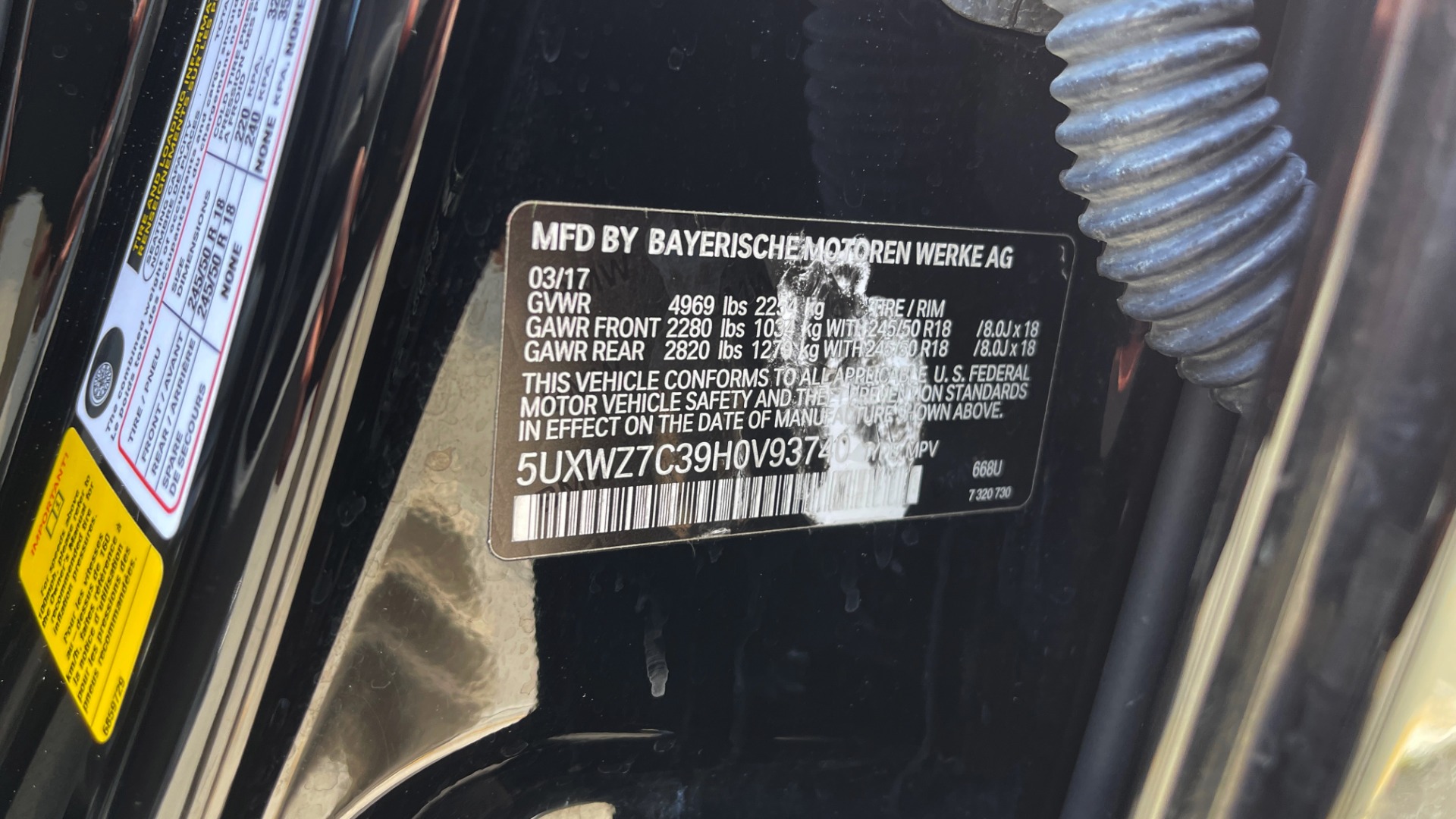 Used 2017 BMW X3 SDRIVE28I / DRVR ASST PKG / HTD STS / REARVIEW / 18IN WHEELS for sale Sold at Formula Imports in Charlotte NC 28227 32