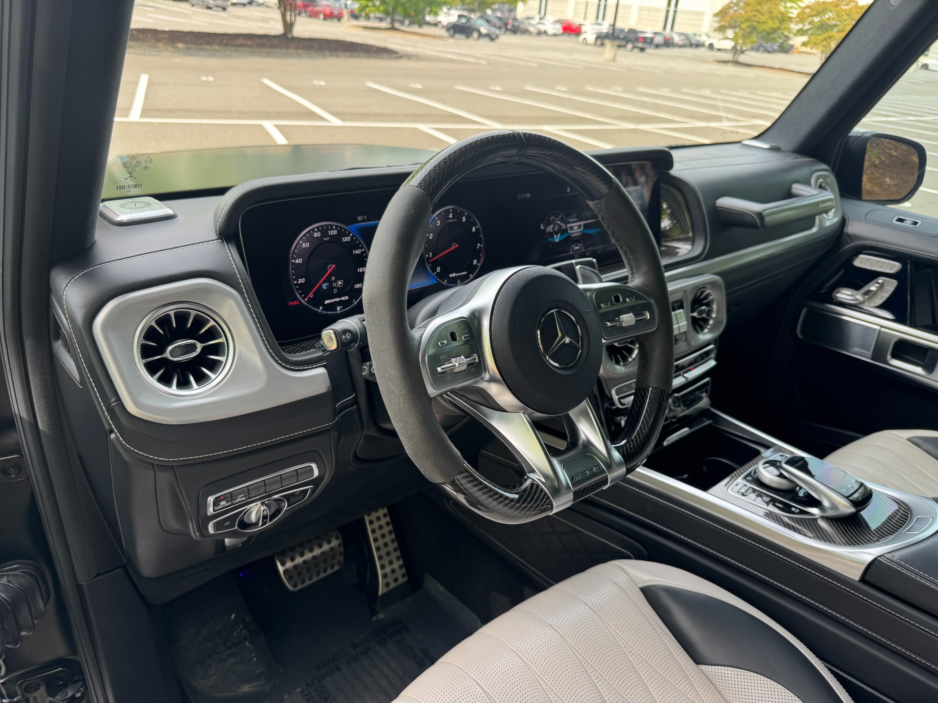 Used 2020 Mercedes-Benz G63 AMG GREEN WRAP//DESIGNO INT/CARBON TRIM/ PERF PKG for sale $133,150 at Formula Imports in Charlotte NC 28227 25