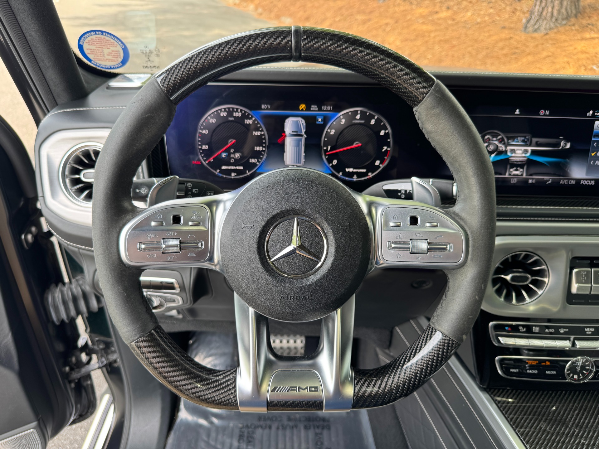 Used 2020 Mercedes-Benz G63 AMG GREEN WRAP//DESIGNO INT/CARBON TRIM/ PERF PKG for sale $133,150 at Formula Imports in Charlotte NC 28227 27
