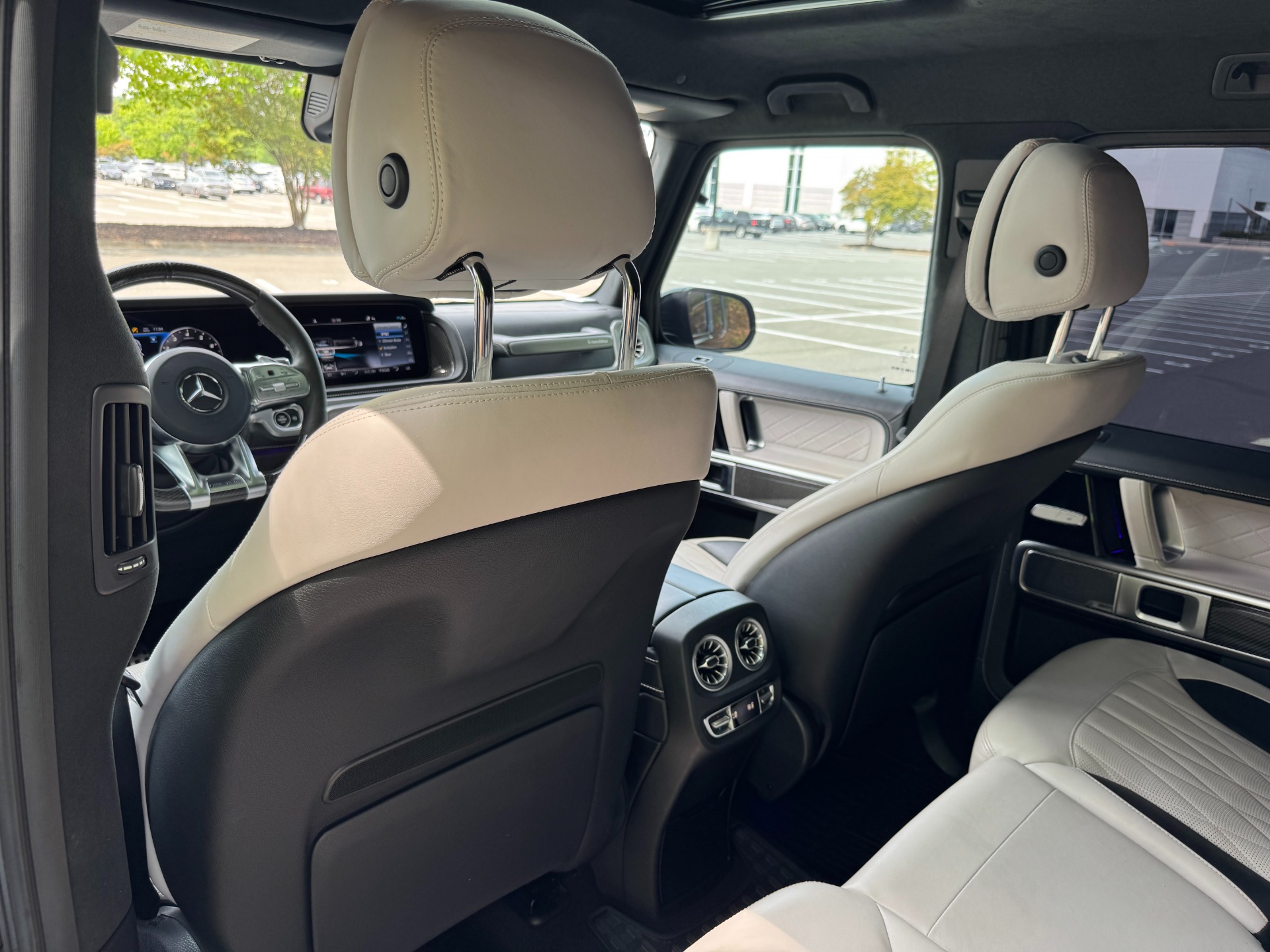 Used 2020 Mercedes-Benz G63 AMG GREEN WRAP//DESIGNO INT/CARBON TRIM/ PERF PKG for sale $133,150 at Formula Imports in Charlotte NC 28227 46