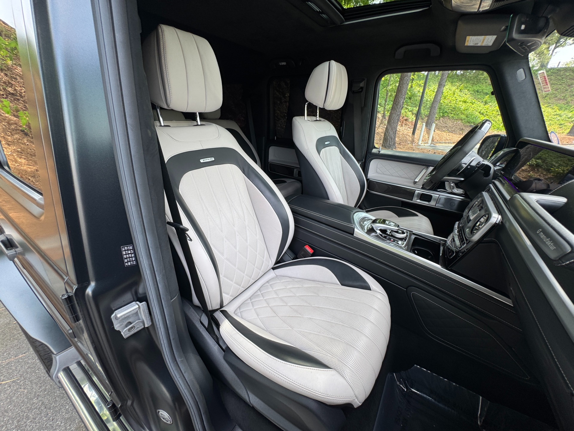 Used 2020 Mercedes-Benz G63 AMG GREEN WRAP//DESIGNO INT/CARBON TRIM/ PERF PKG for sale $133,150 at Formula Imports in Charlotte NC 28227 50
