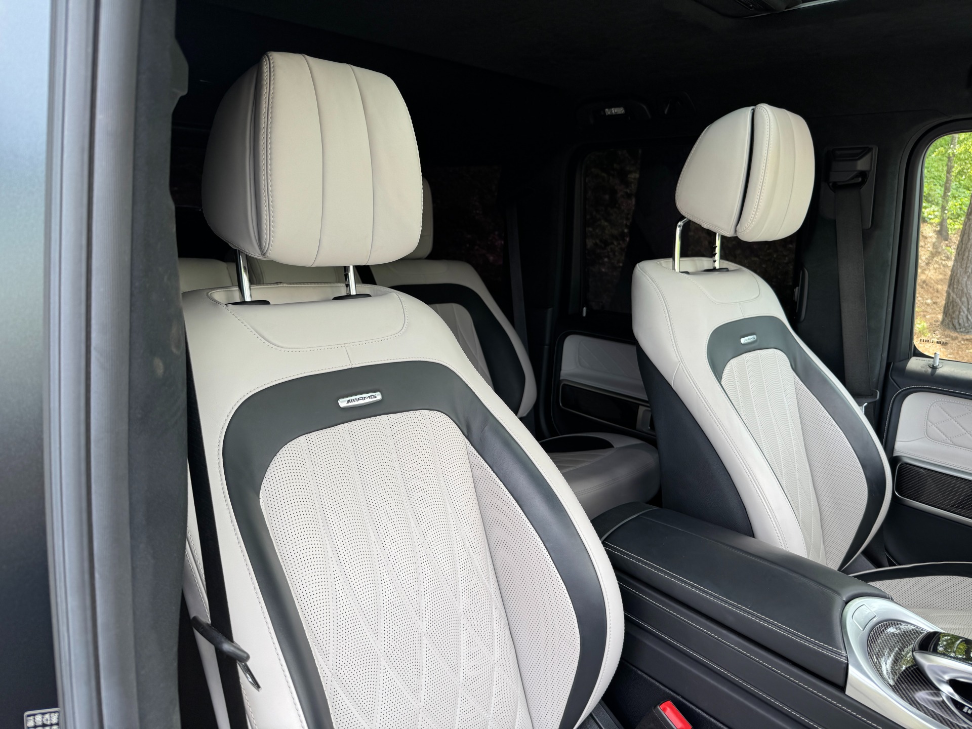 Used 2020 Mercedes-Benz G63 AMG GREEN WRAP//DESIGNO INT/CARBON TRIM/ PERF PKG for sale $133,150 at Formula Imports in Charlotte NC 28227 51