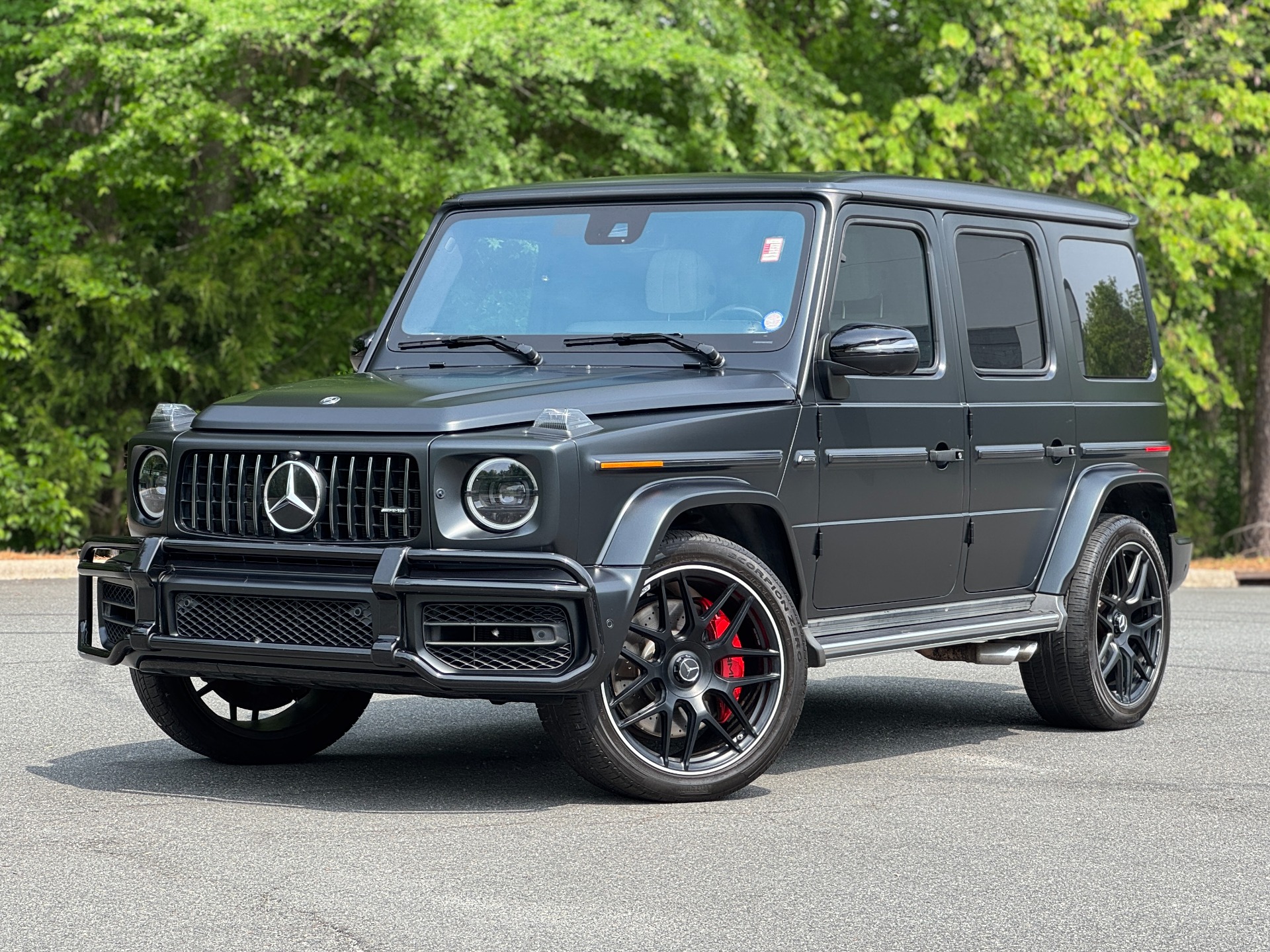 Used 2020 Mercedes-Benz G63 AMG GREEN WRAP//DESIGNO INT/CARBON TRIM/ PERF PKG for sale $133,150 at Formula Imports in Charlotte NC 28227 1