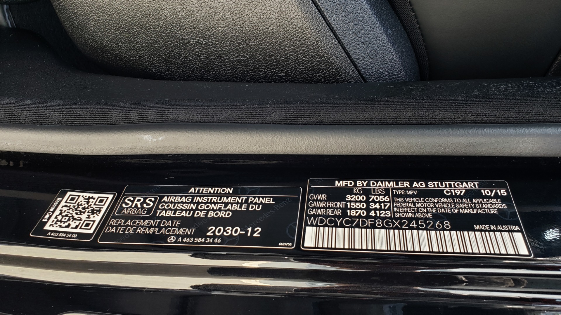 Used 2016 Mercedes-Benz G-CLASS AMG G 63 4MATIC / NAV / SUNROOF / H/K SND / ENT SYS / REARVIEW for sale Sold at Formula Imports in Charlotte NC 28227 89