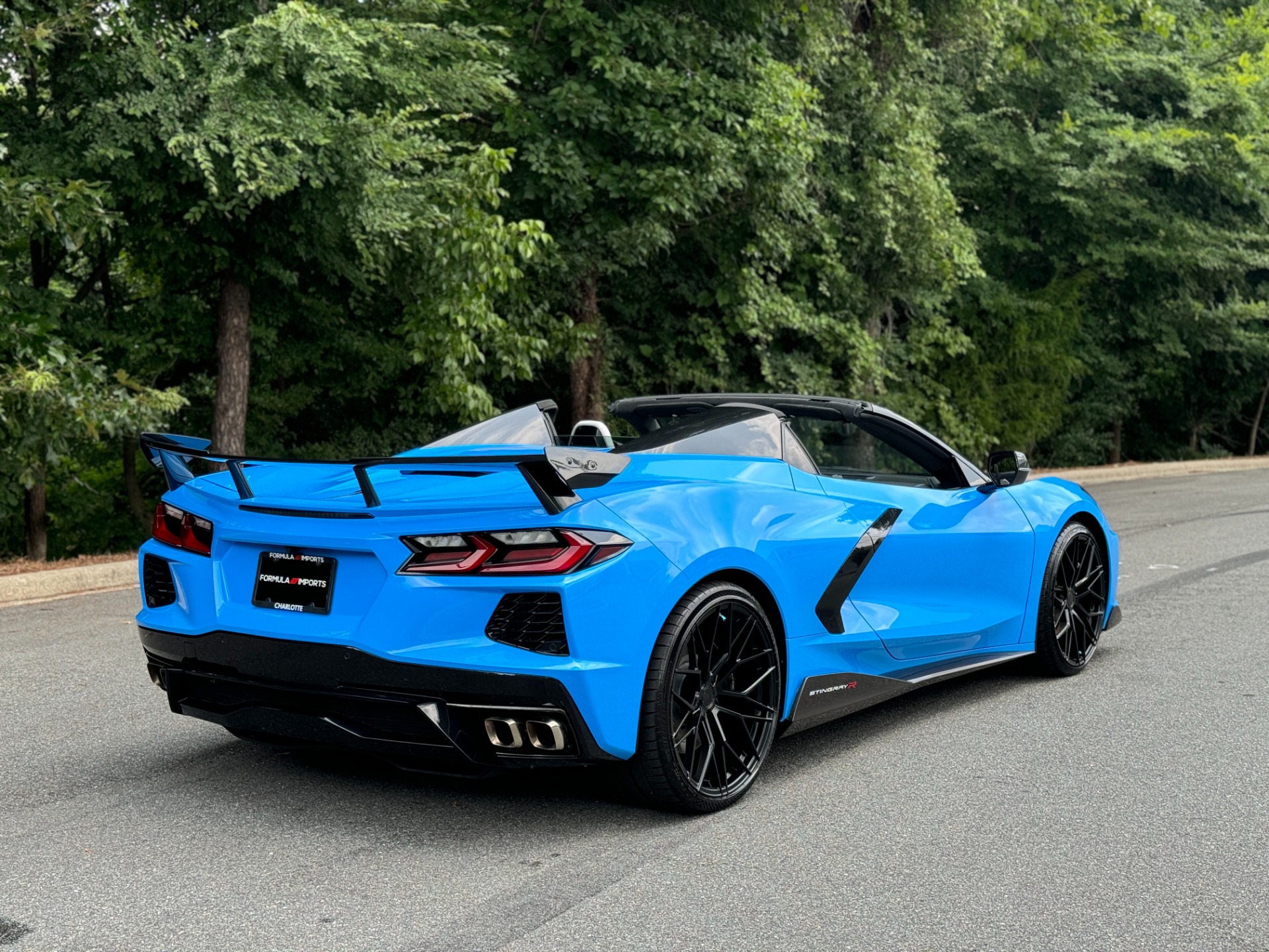 Used 2021 Chevrolet CORVETTE STINGRAY CONVERTIBLE 3LT for sale Sold at Formula Imports in Charlotte NC 28227 12